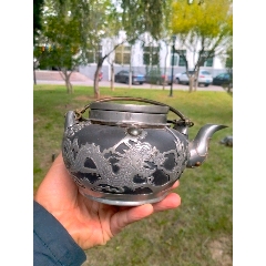 聚寶齋*紫砂精彫*道洪玉珠壺】希少珍品 茶壺 茶道具 中国時代