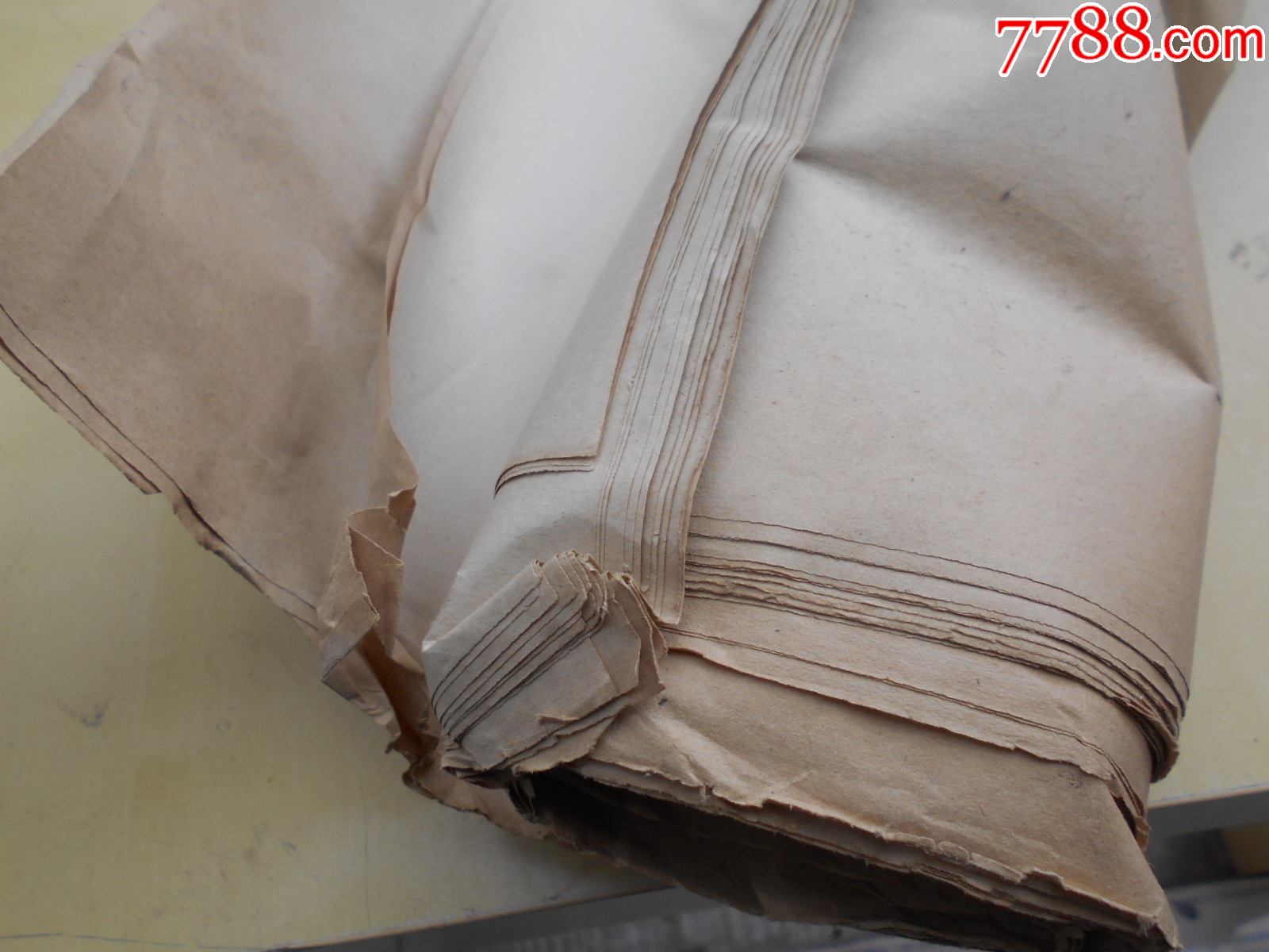 老纸头【70年代,泛黄机器纸,23张】尺寸:102×79.5厘米