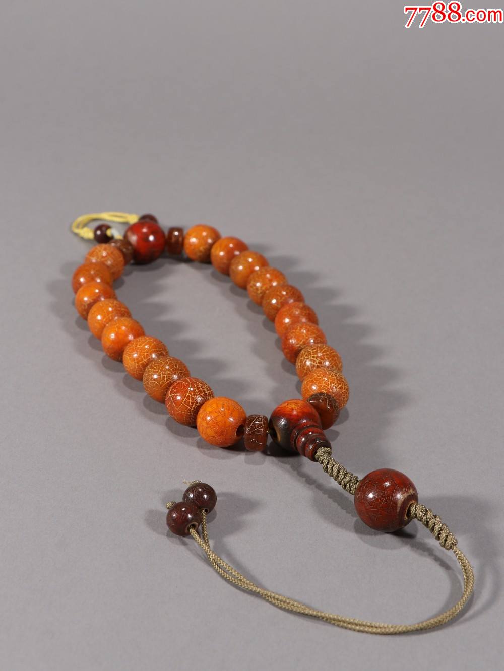 老蜜蜡十八子手持_价格3200元_第1张_7788收藏__收藏热线