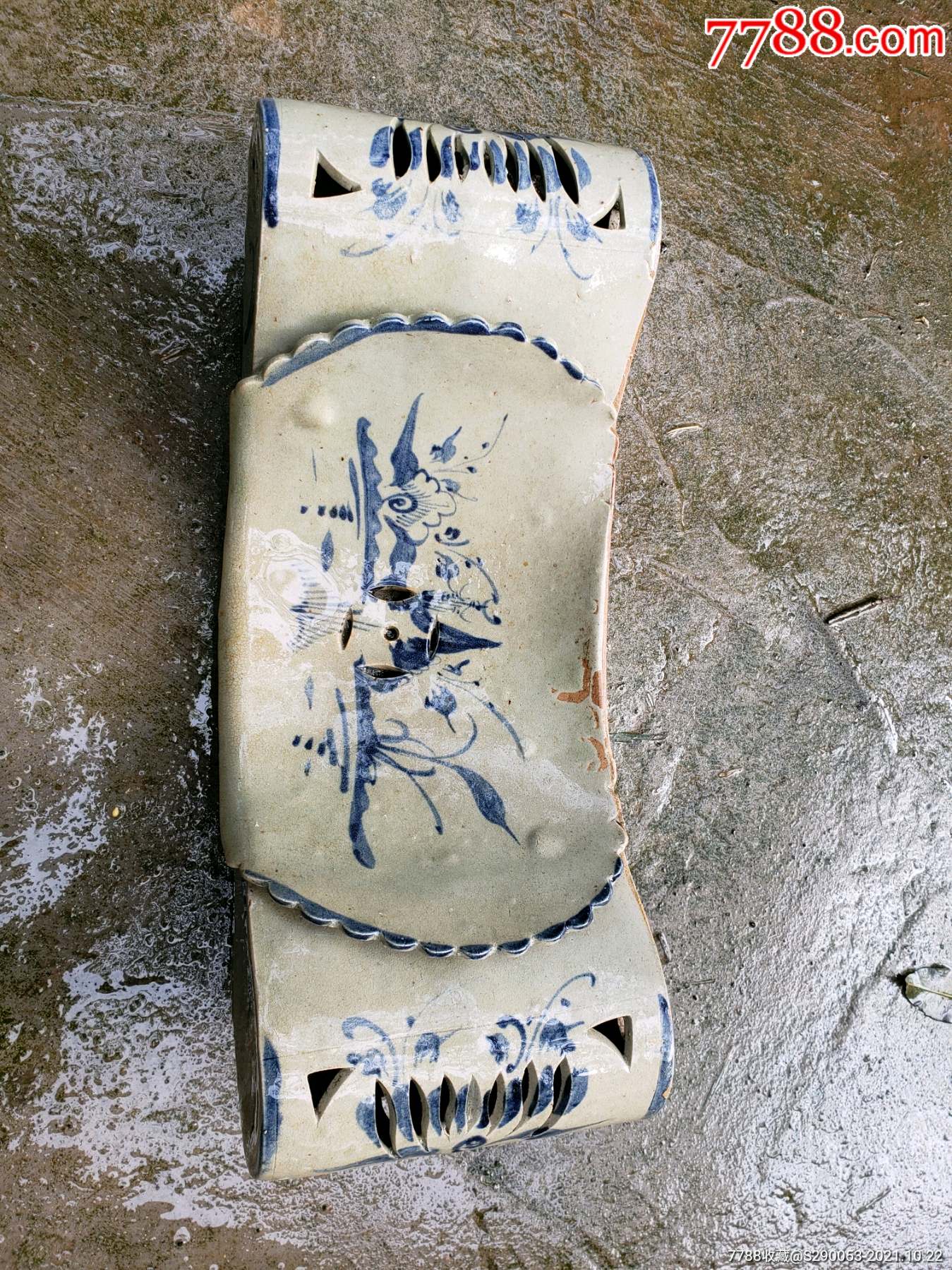 明清青花枕_价格500元【汪勇刚的古玩店】_第1张_7788收藏__收藏热线