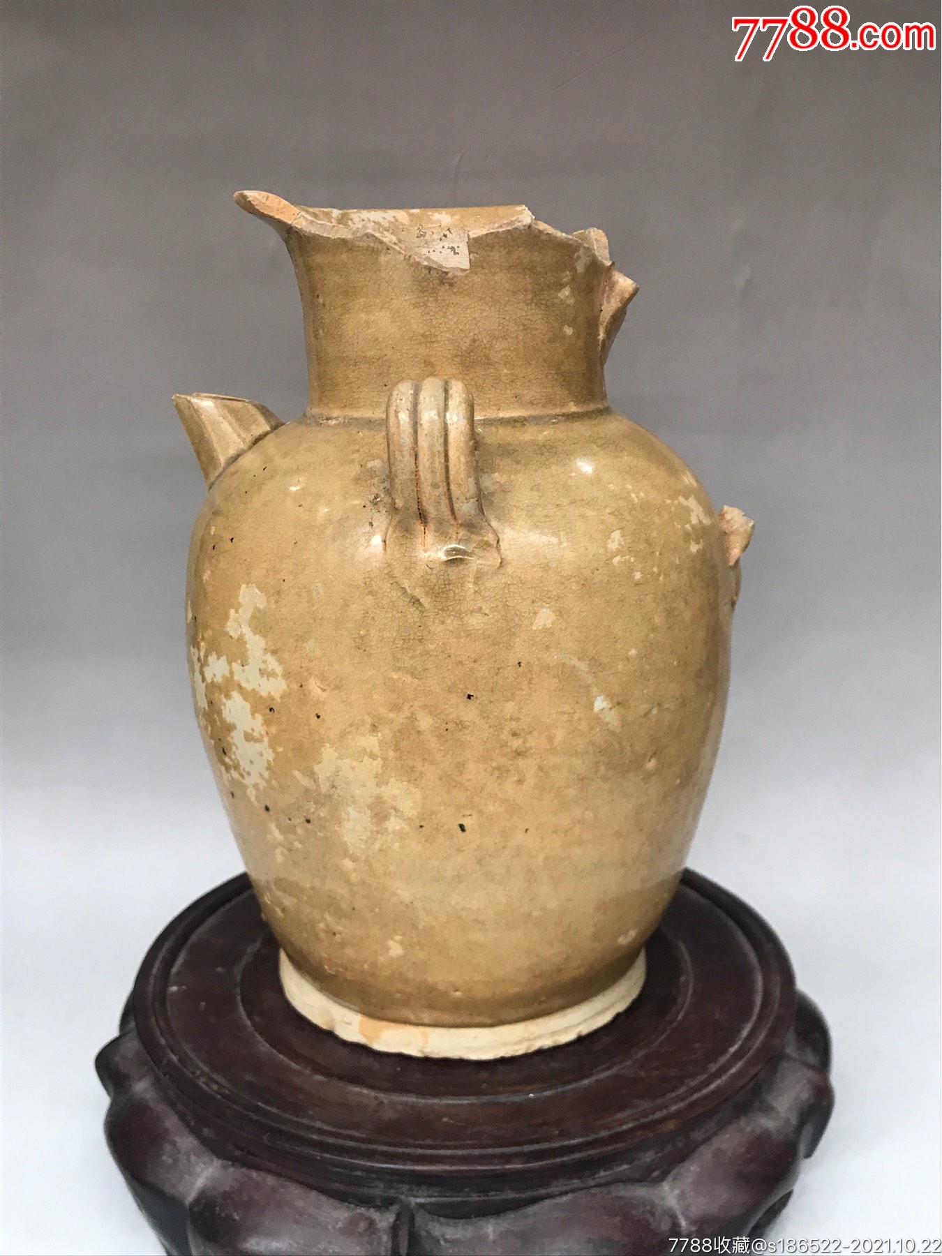 宋代长沙窑执壶_花釉/窑变瓷_收藏价格_鉴定交易_7788瓷器网