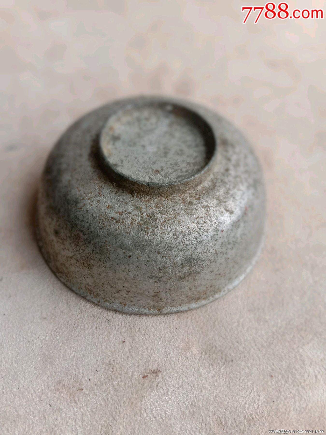 民国二战抗战时期国军行军碗铝碗铸铝小碗老物件收藏摆件