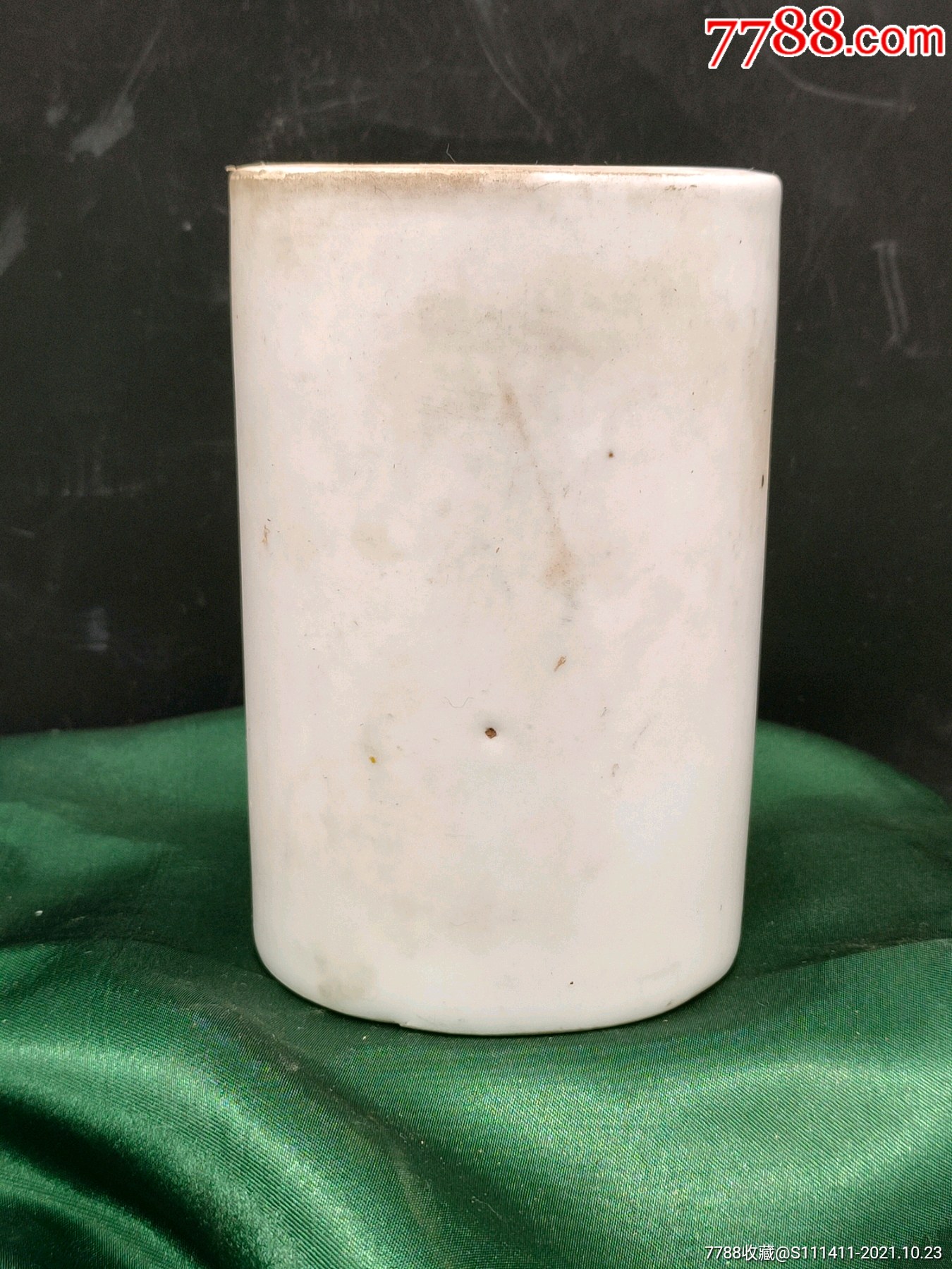 建国初期白瓷笔筒