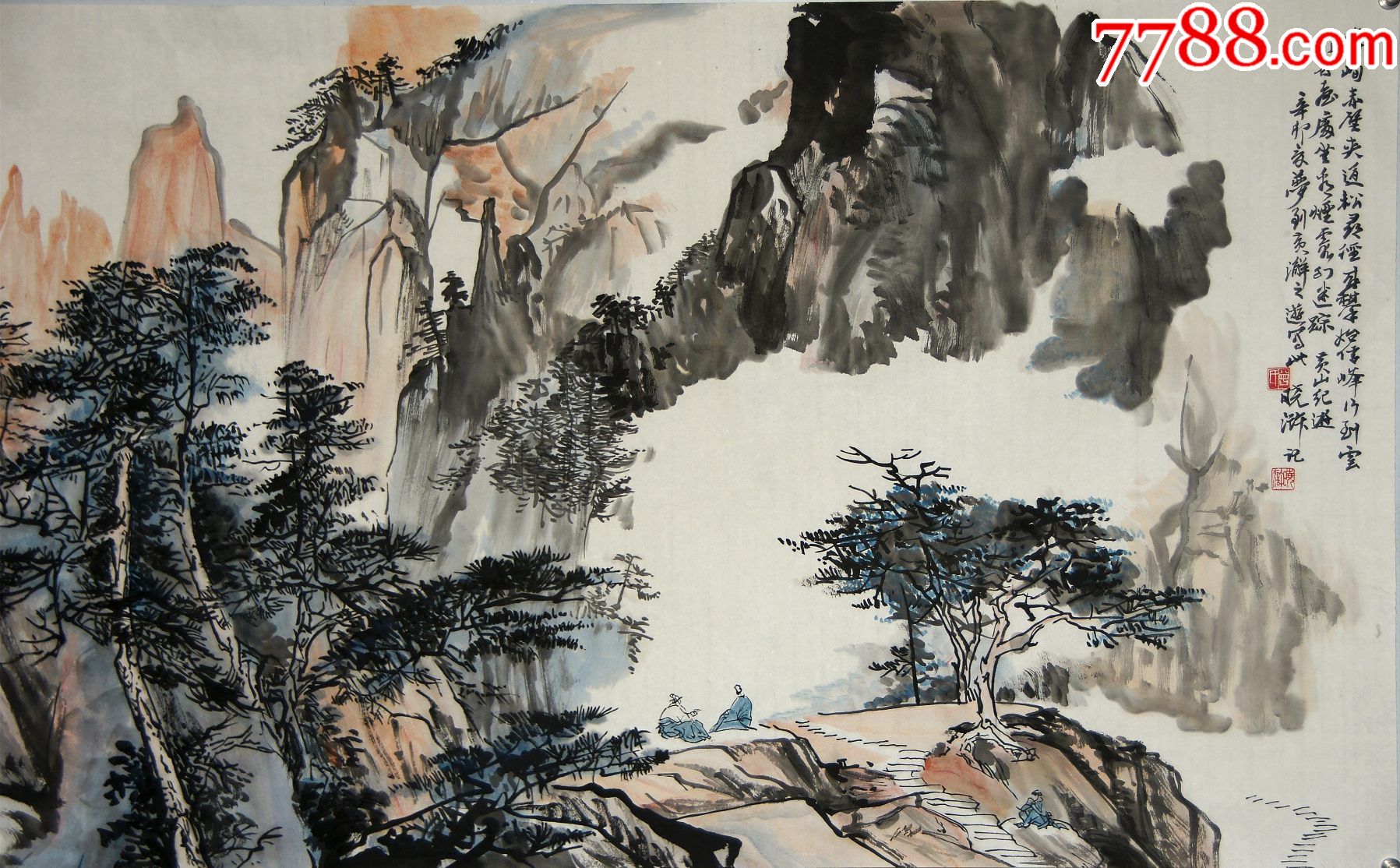 【曾晓浒】四川成都人著名画家山水_山水国画原作【江南一品堂】_第3