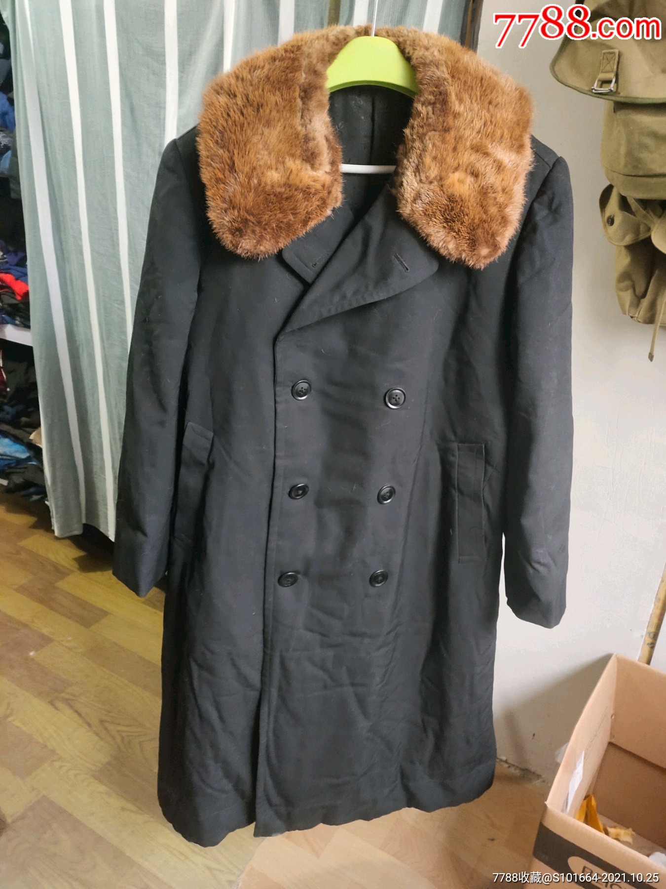 雷蒙水獭领狐肷礼服呢面大衣-价格:5000元-se83361036-其他服饰-零售