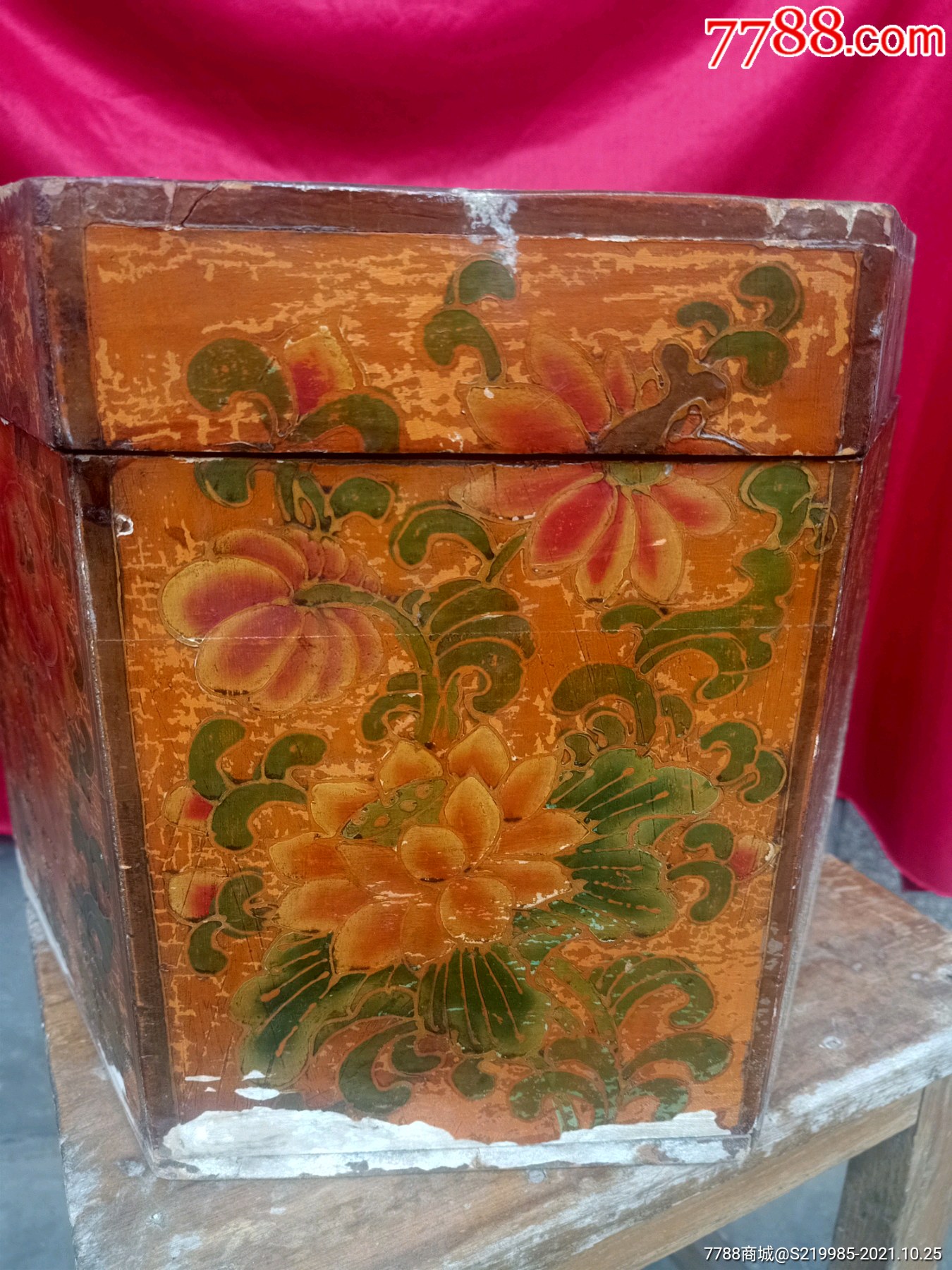 (包真包老)清代官帽盒