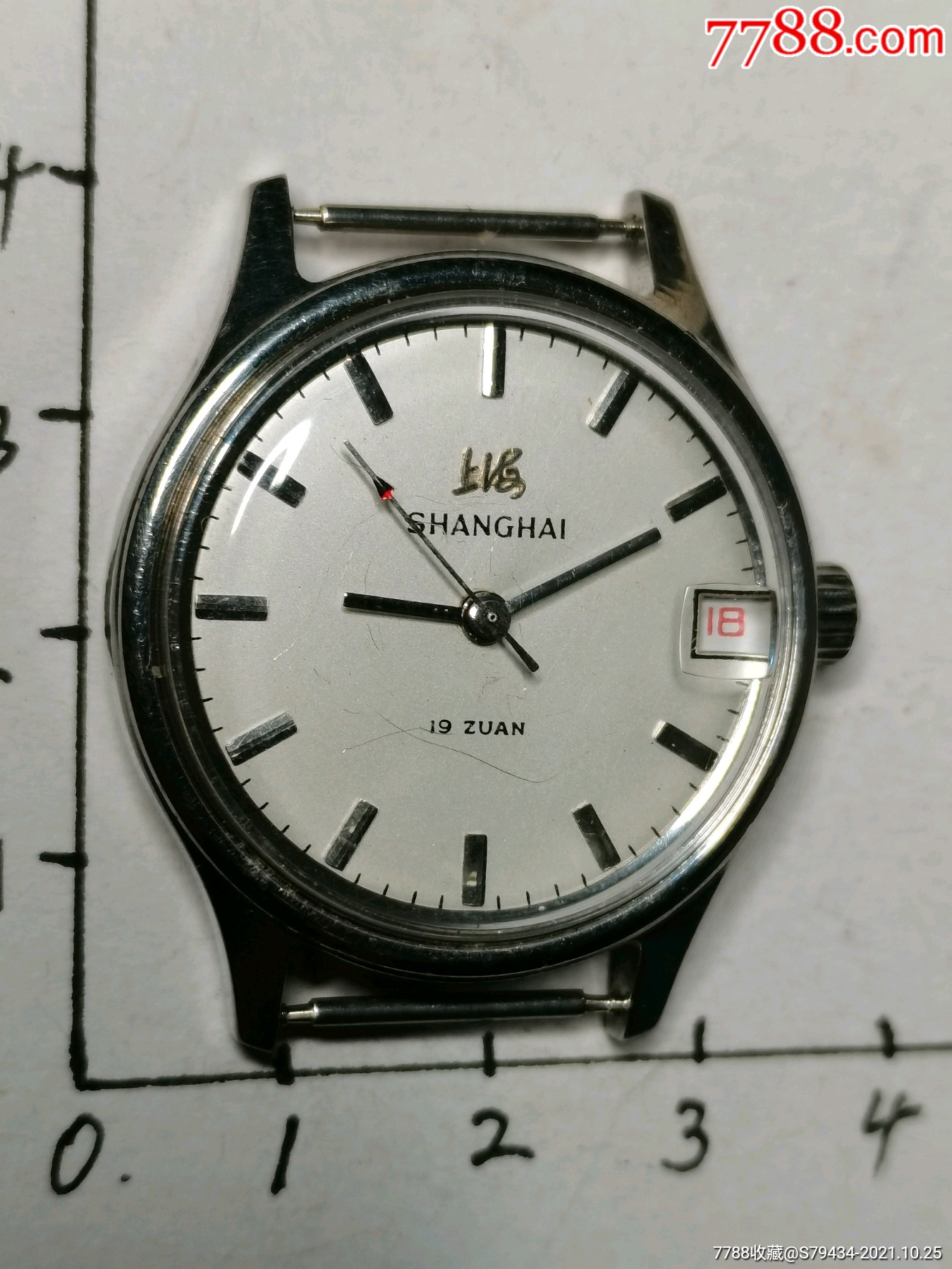 上海手表ss7日历手表机芯漂亮具体看简介