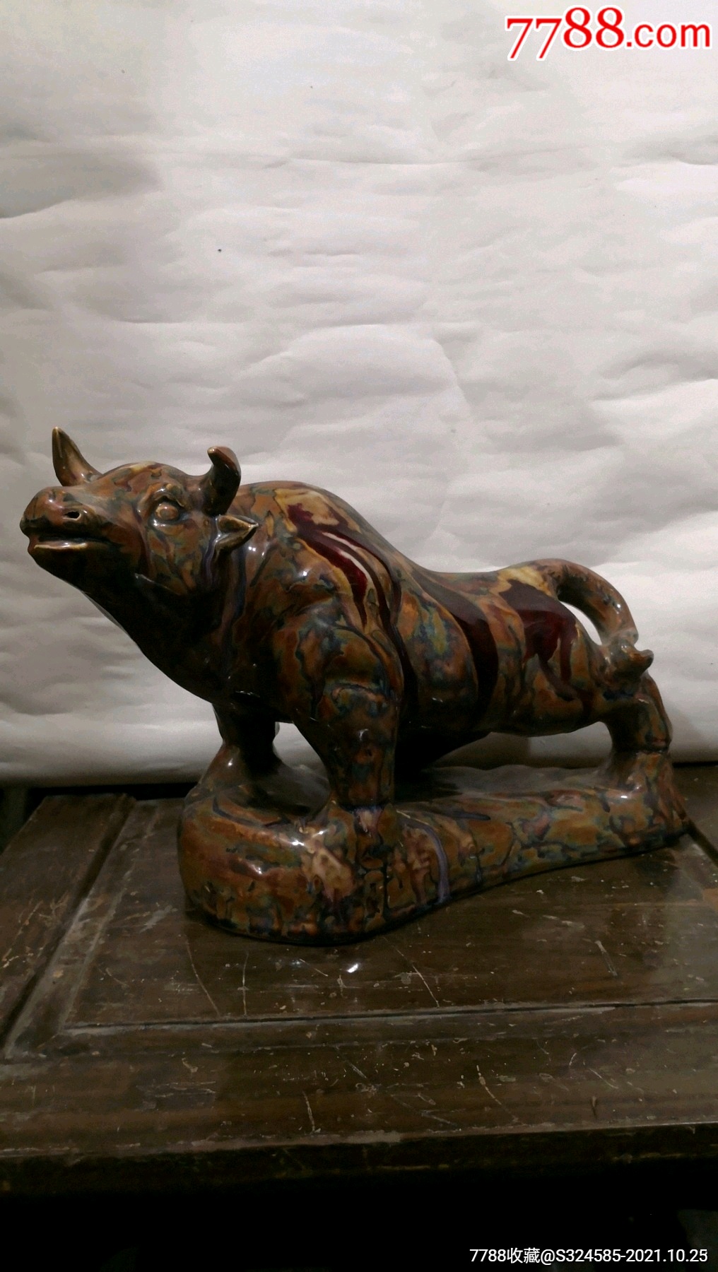 文革景德镇雕塑瓷厂老黄牛