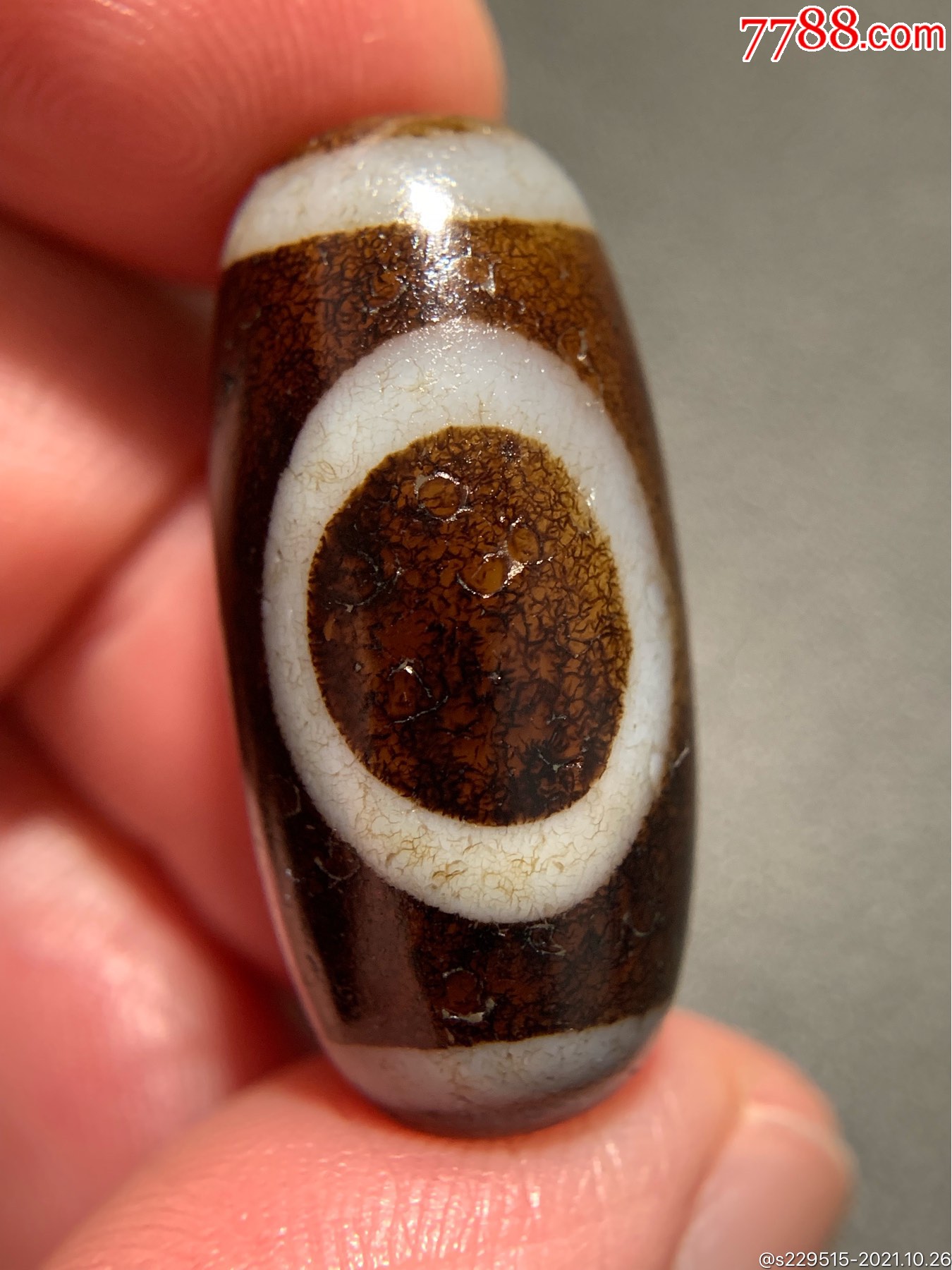 藏传一眼天地天珠295142毫米