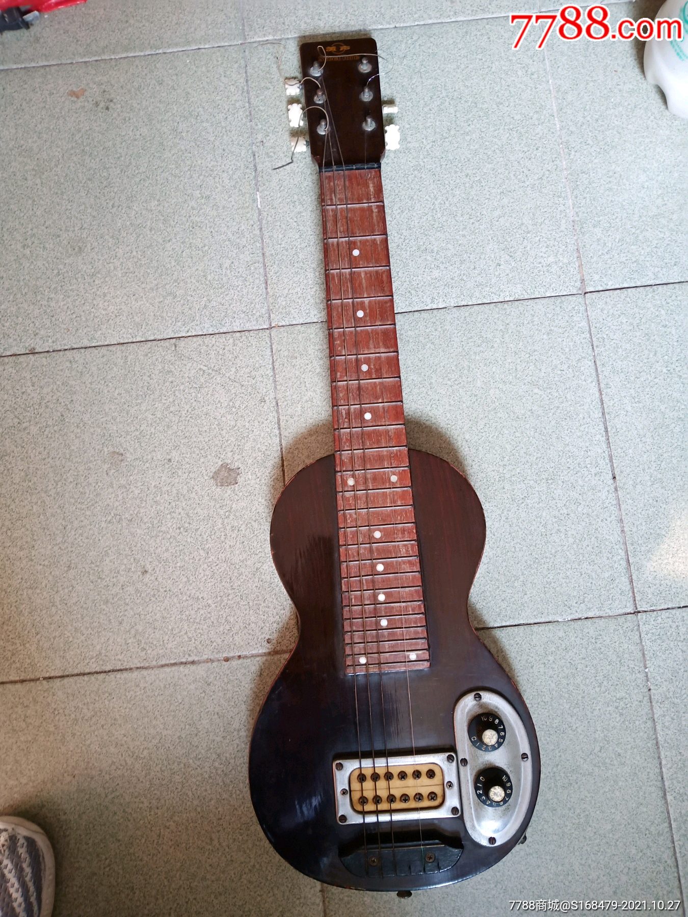 老美声牌电吉他黄花梨琴板