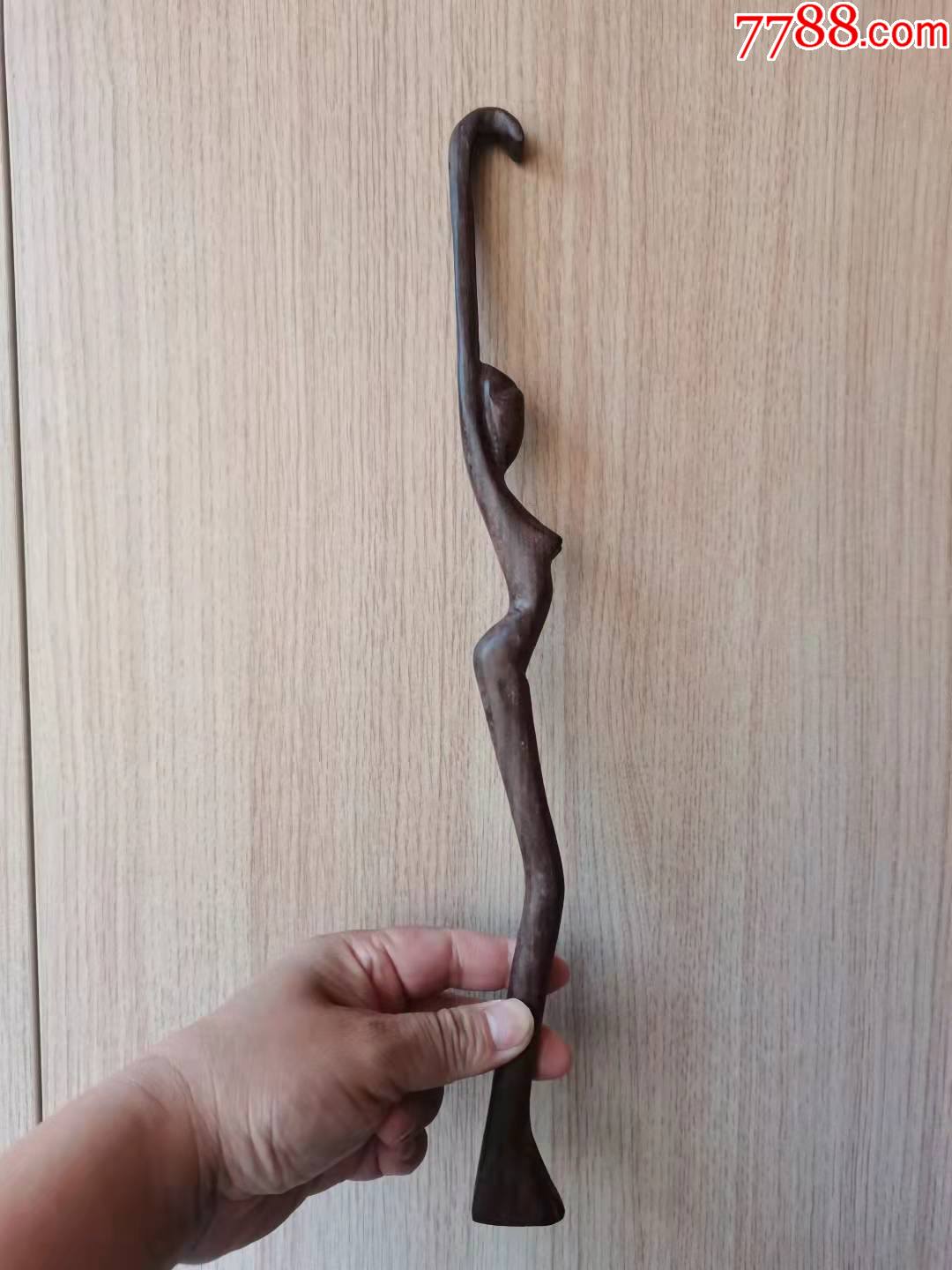 八十年代手工制作鸡翅木痒痒挠