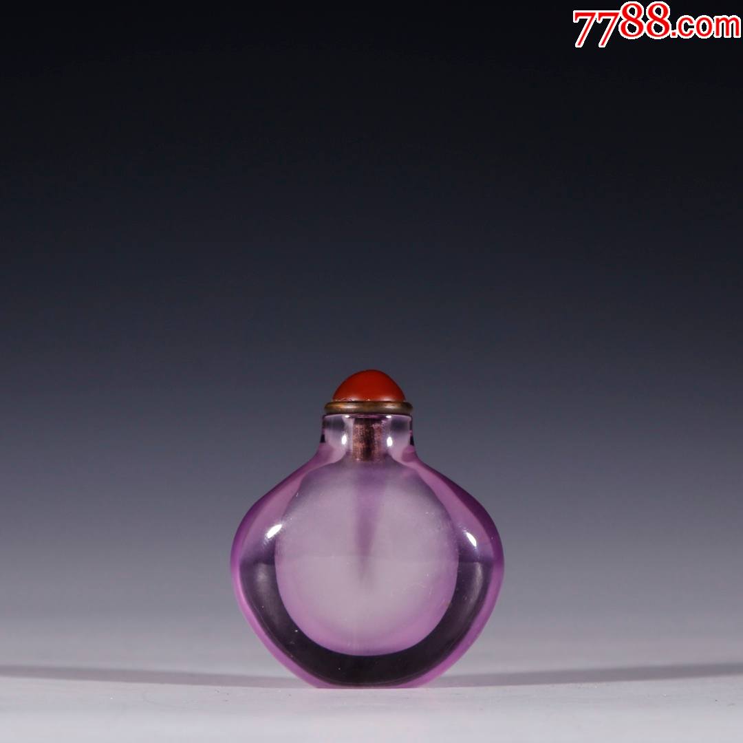紫水晶鼻烟壶_价格8400元_第1张_7788收藏__收藏热线