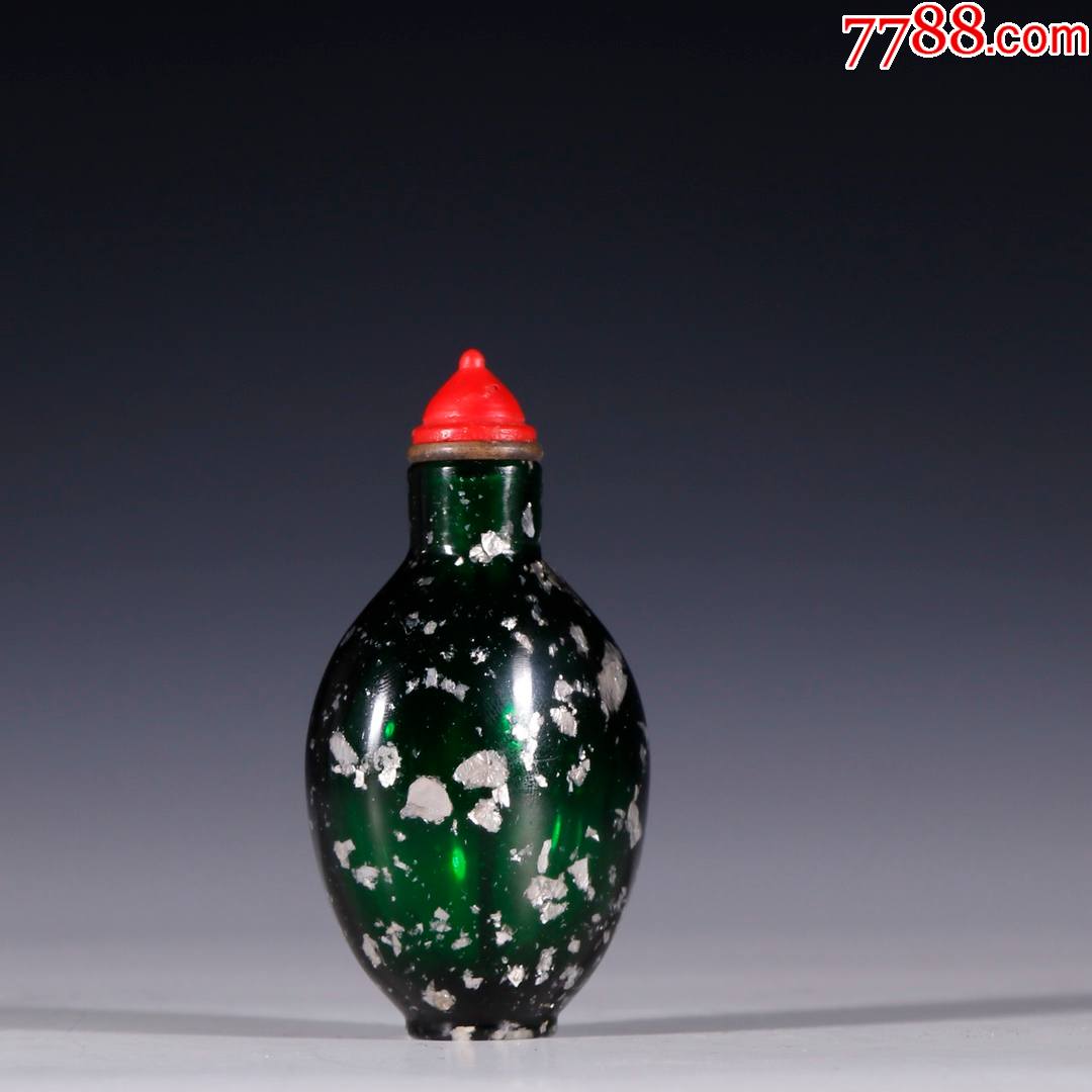 老琉璃洒彩鼻烟壶_价格3200元_第1张_7788收藏__收藏热线