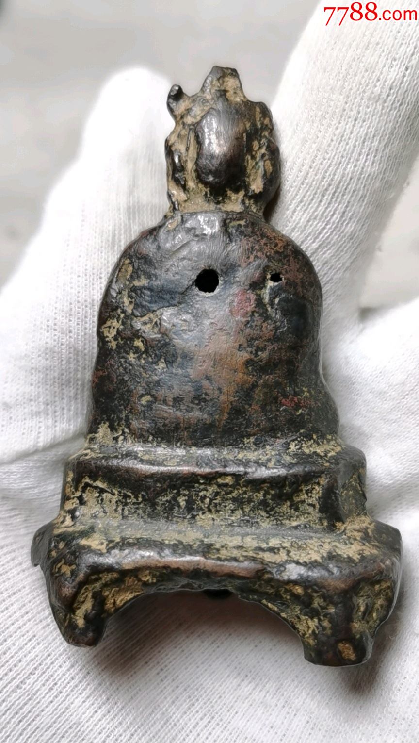 宋代铜佛像一尊包浆自然一眼老