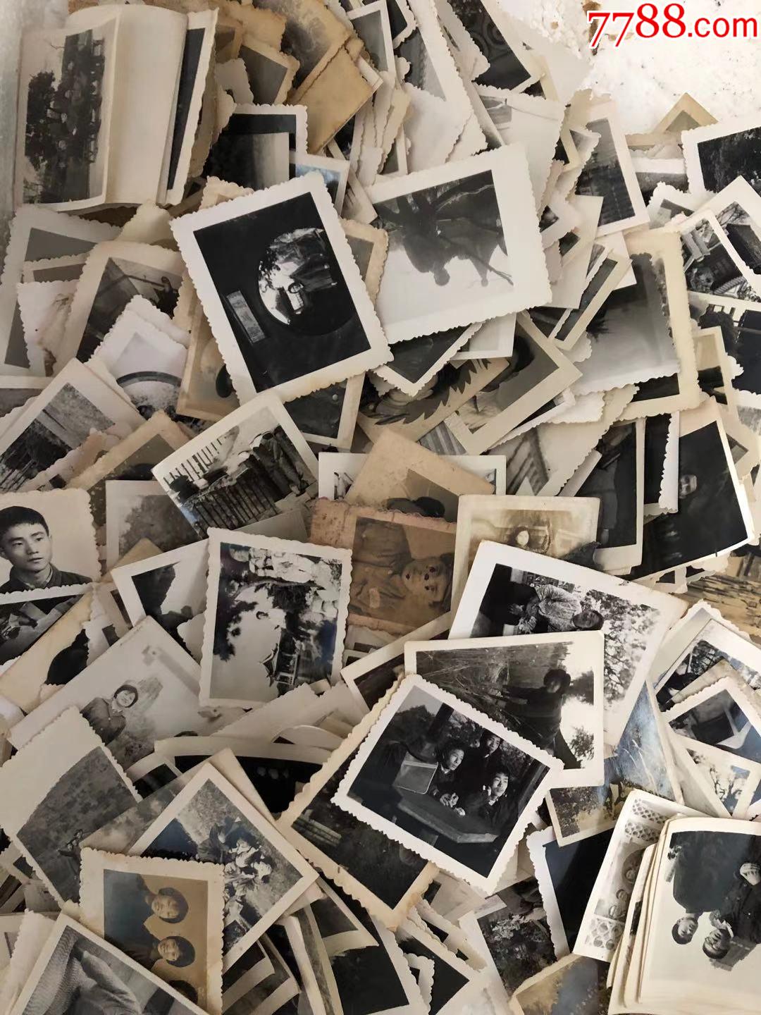 老照片黑白照片随机发10张黑白个人1寸照片怀旧