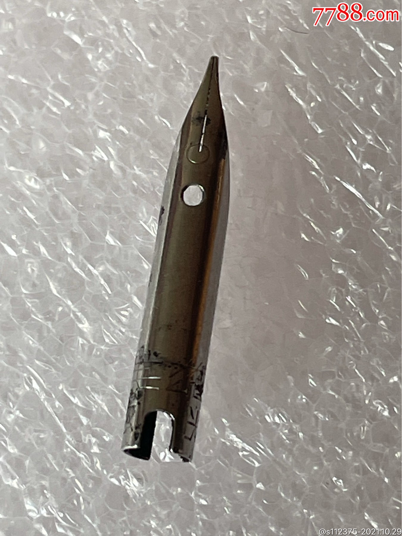 早期湖兰英雄330大号钢笔笔尖刻英雄铱光整笔无裂纹细节看图按图发货