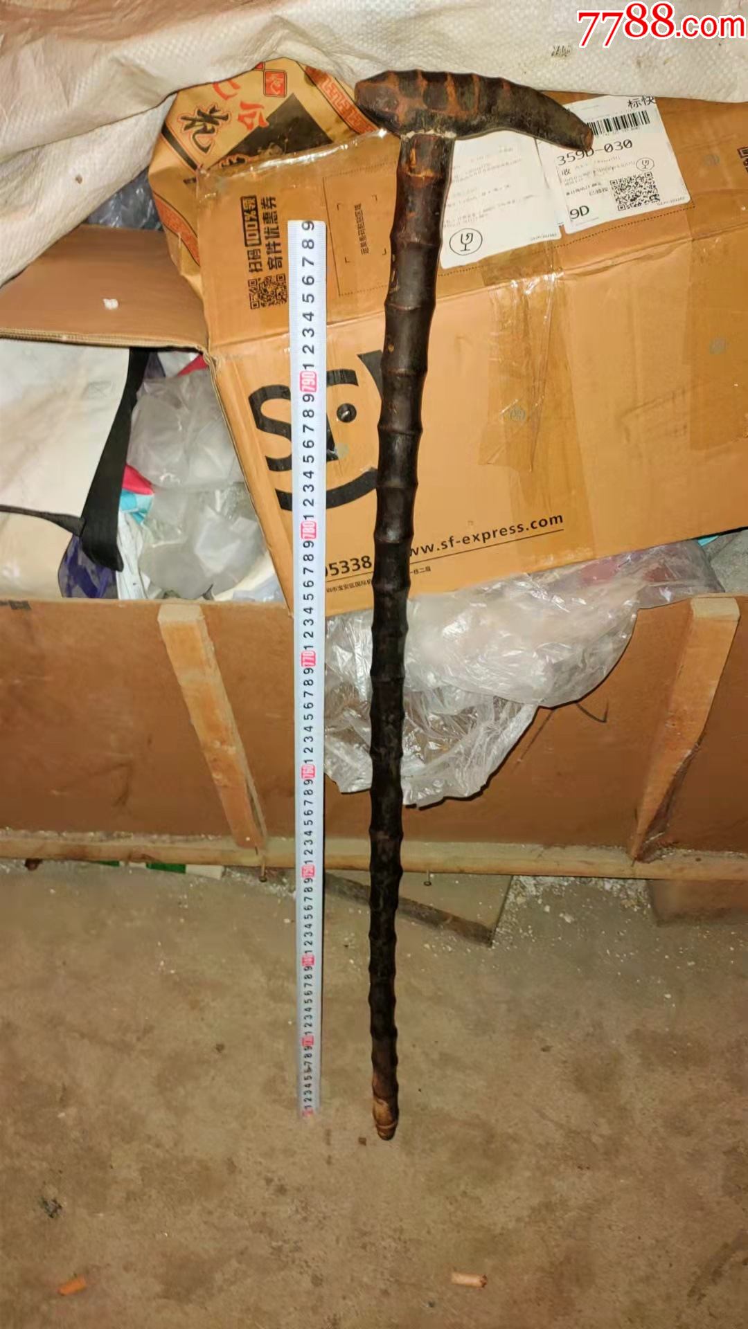 雕工一流的老木拐-价格:380元-se83445052-木制拐杖-零售-7788收藏