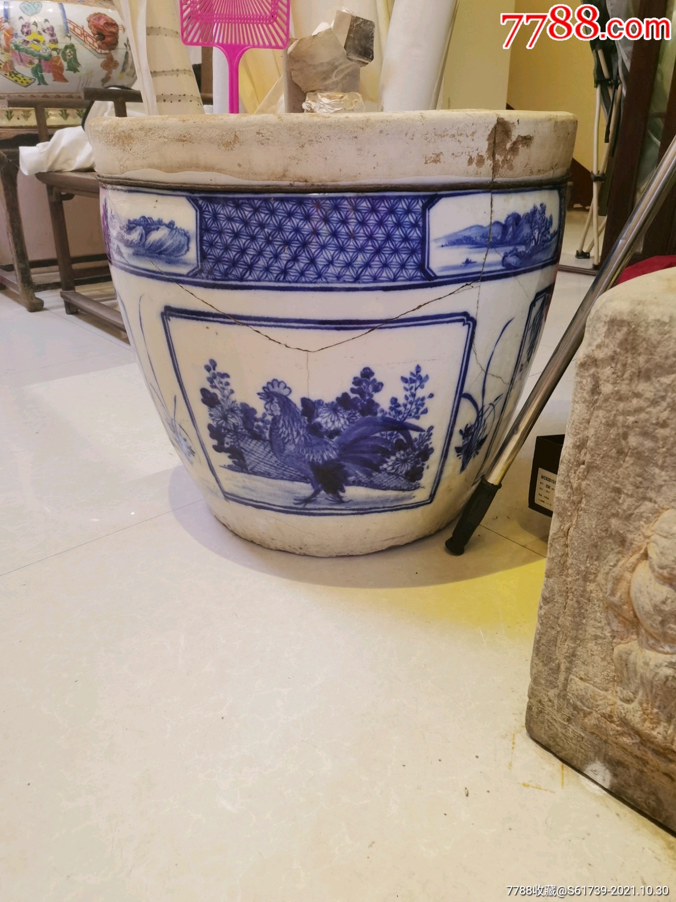 清代文房大卷缸