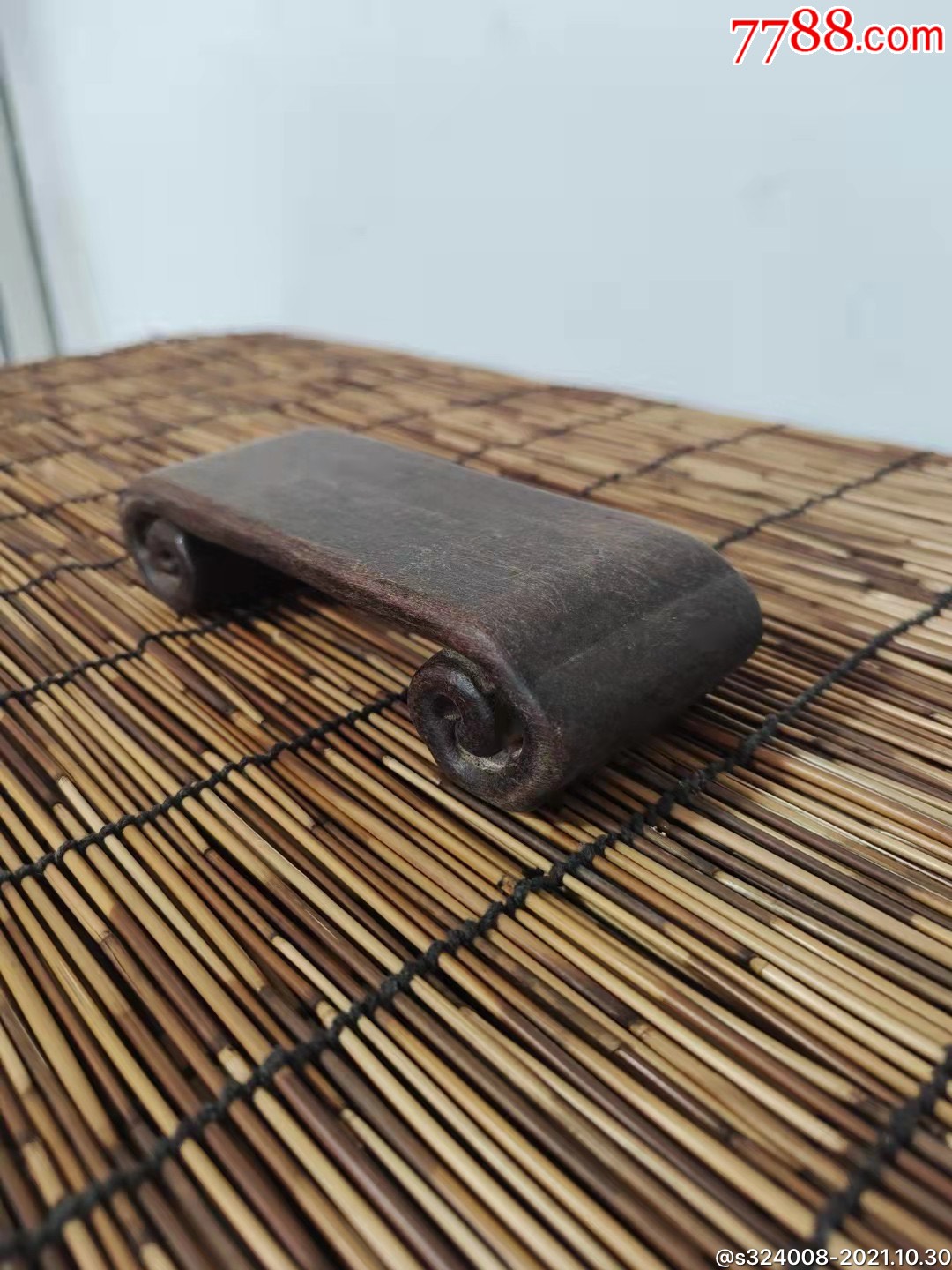 黄花梨墨床品相完好纹理清晰原汁原味包浆油润