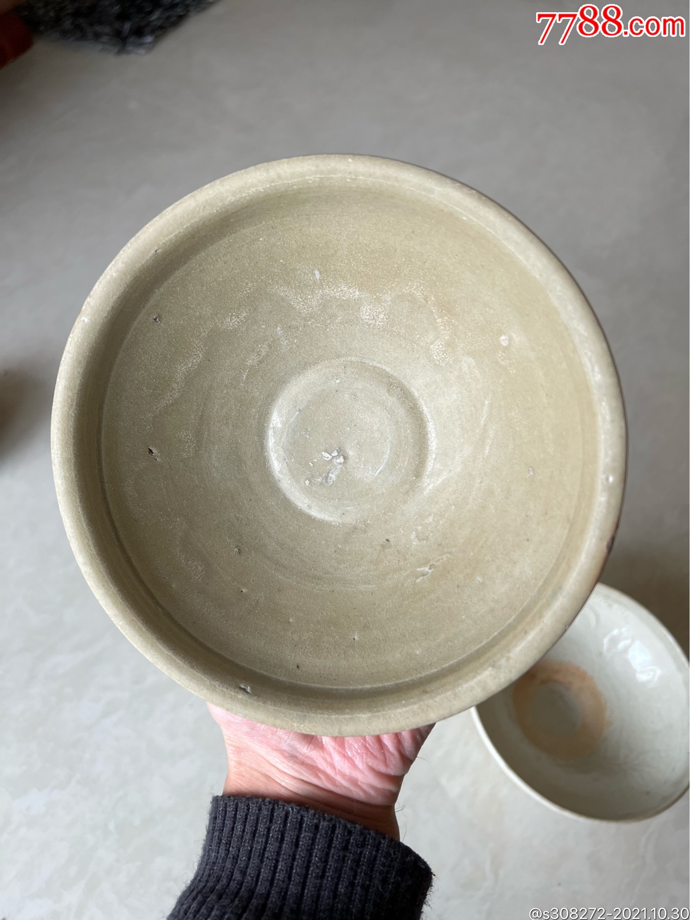 晚唐·越窑系·早期越窑·唇口·斗笠碗_价格1900元【崇古雅趣堂】_第