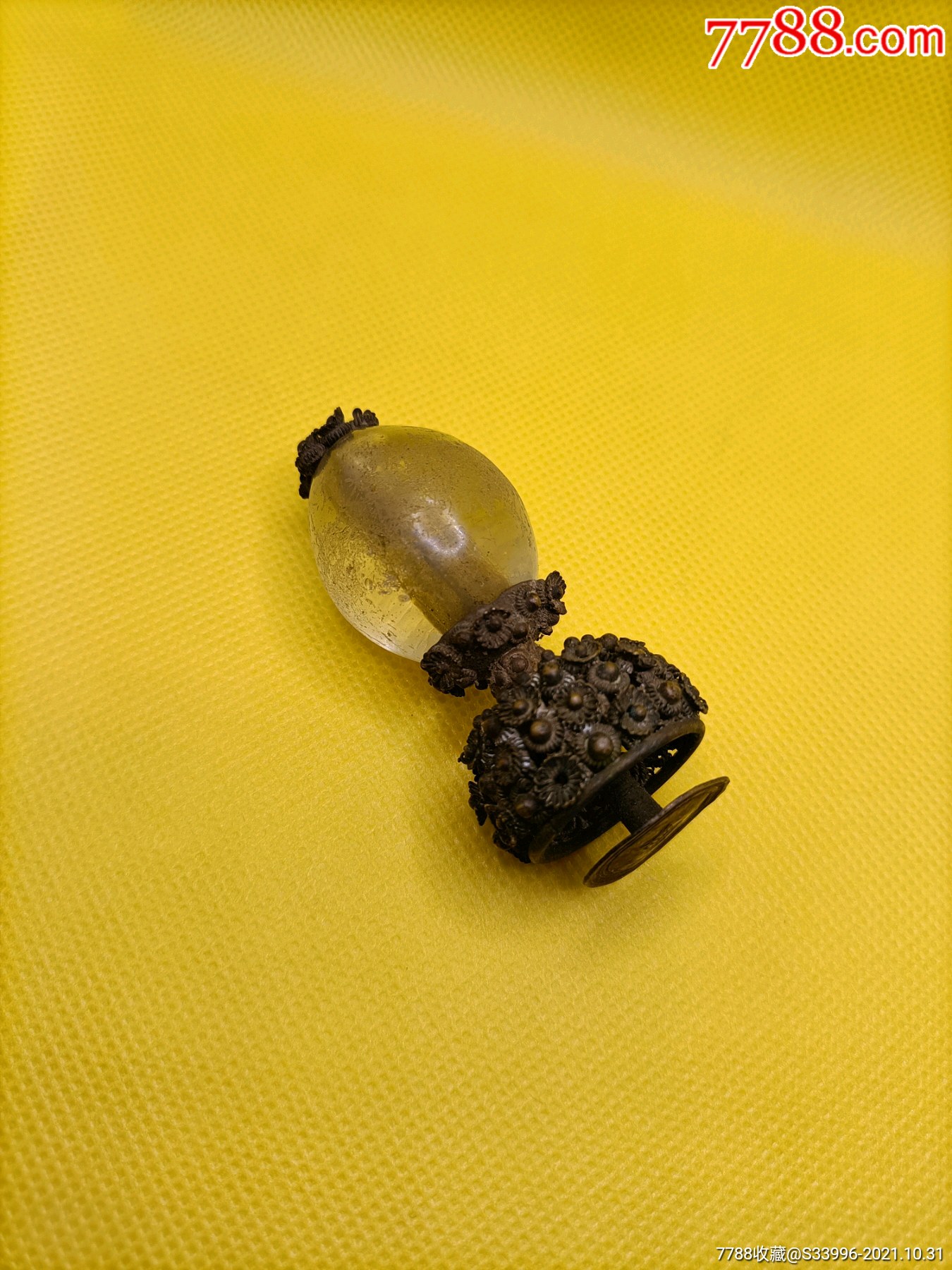 清代五品官顶子传世可以拆卸