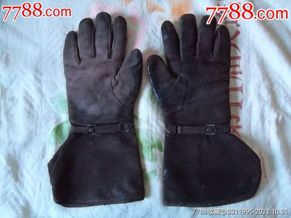 二战日军防寒皮手套