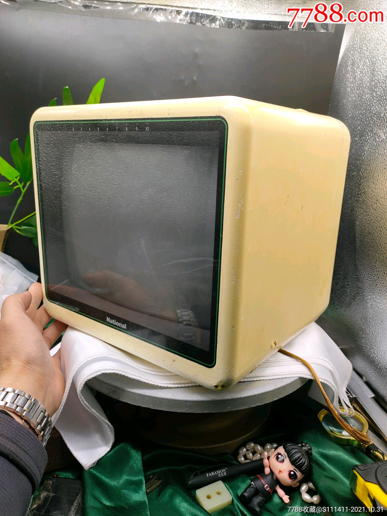 日本古董松下早期老电视机