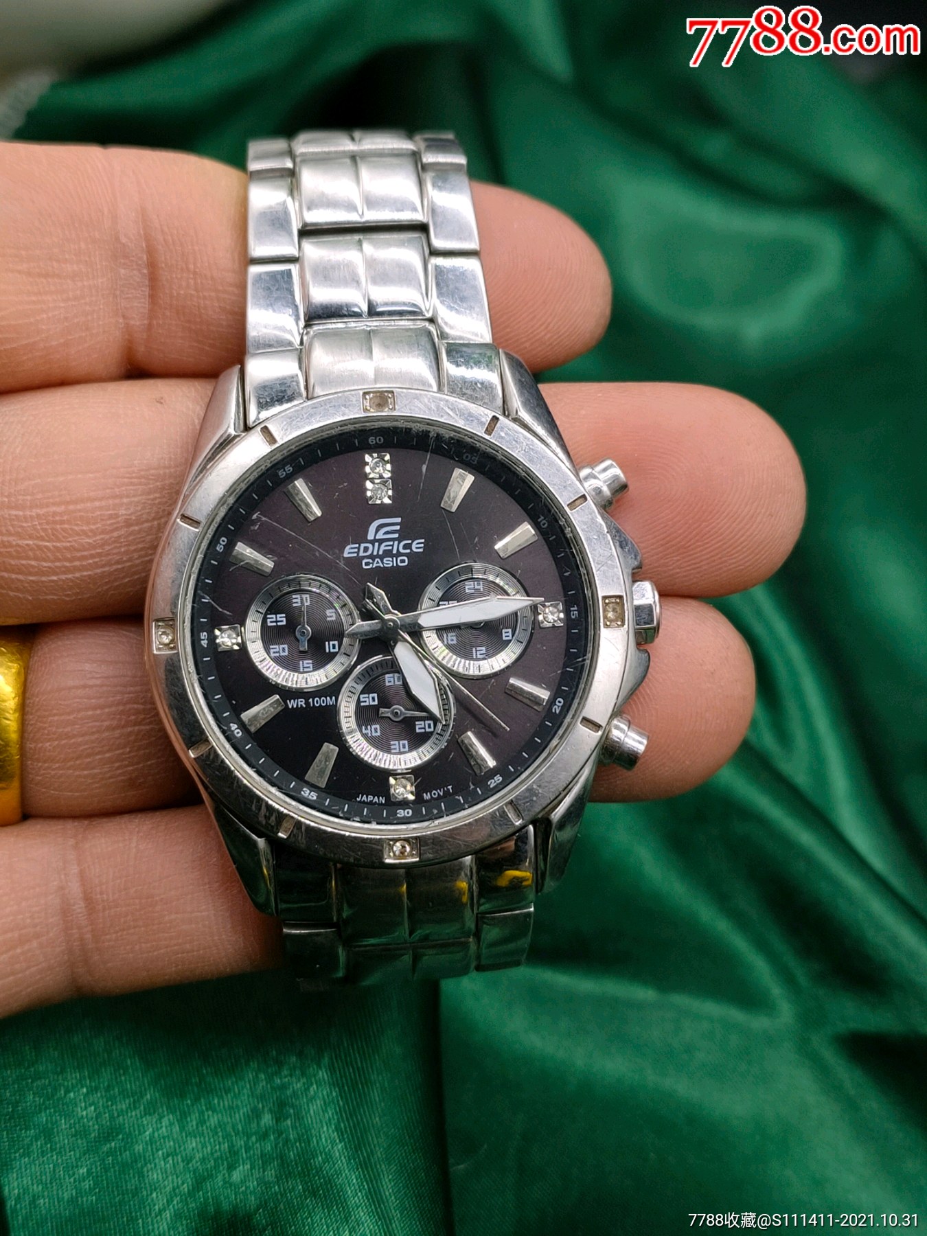 日本造卡西欧5119ef544石英表一只