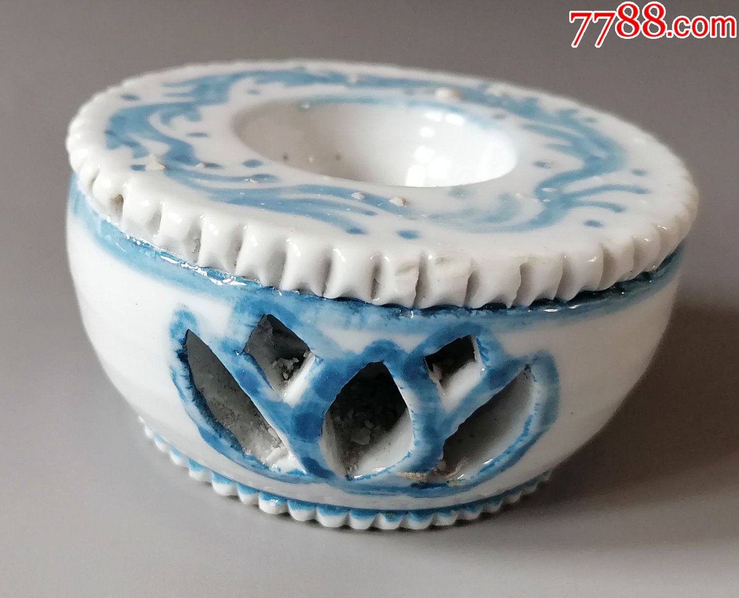 明清青花水浮司南(有工匠款)