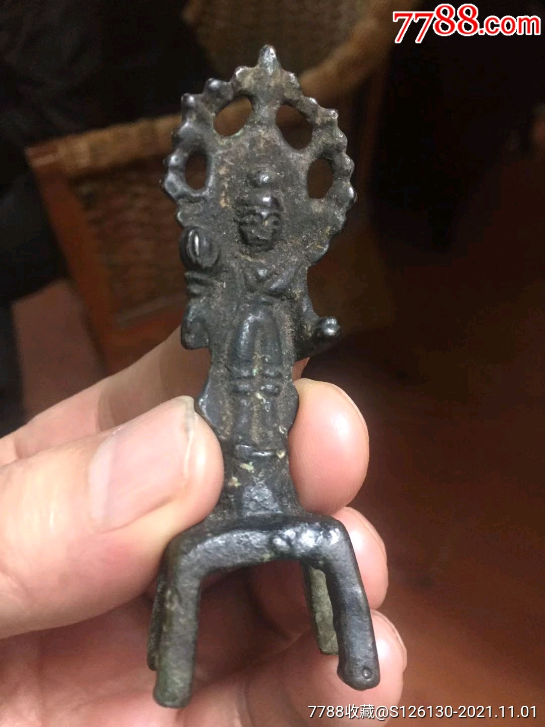 青铜板凳佛_价格6368元【鑫宝斋】_第1张_7788收藏__收藏热线