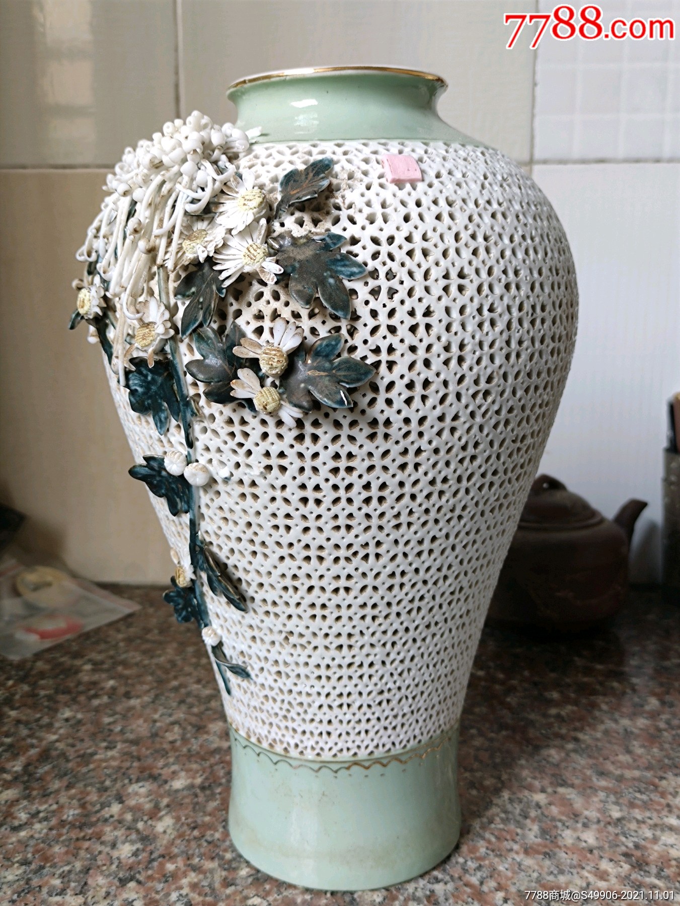 枫溪陶研所精品通花瓶