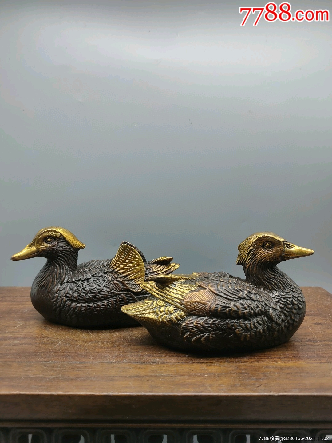 铜鸳鸯一对不议价