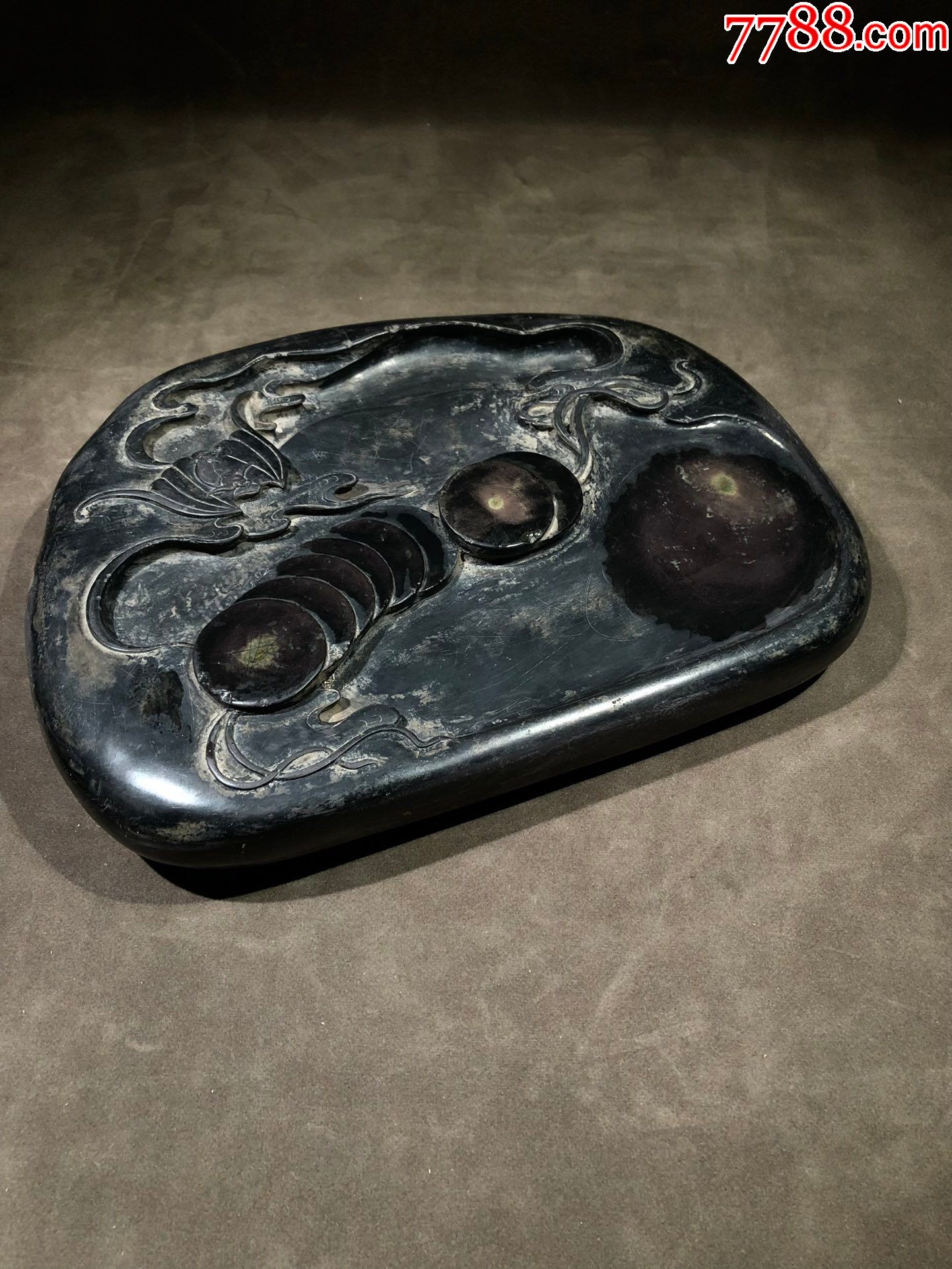 清代名家福在眼前端砚