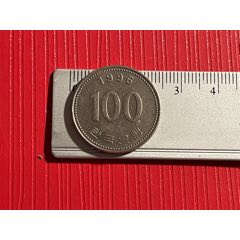 韩币100元1996年韩国硬币