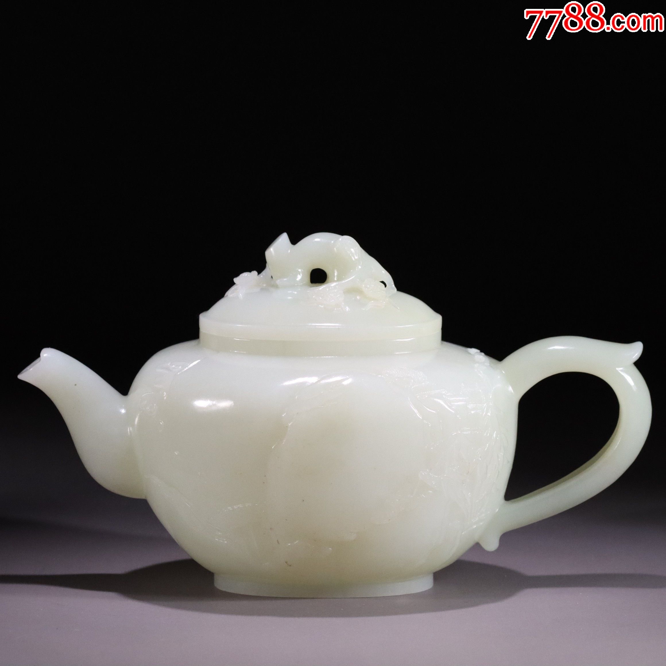 和田玉岁寒三友茶壶a91s230f