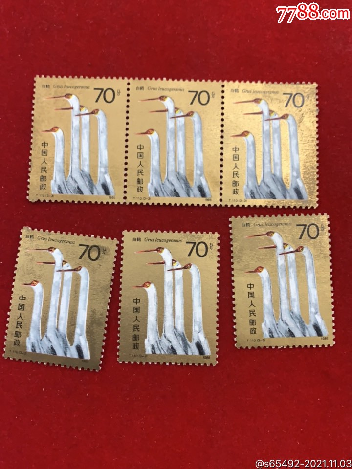 t110白鹤(3-3)-价格:5元-se83534928-新中国邮票-零售-7788收藏__收藏