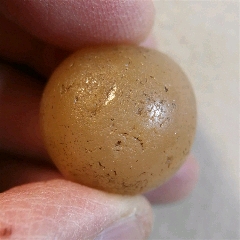 较大千年满风化荔枝冻唐球玛瑙圆珠宝贝尺寸直径21孔径20毫米左右很