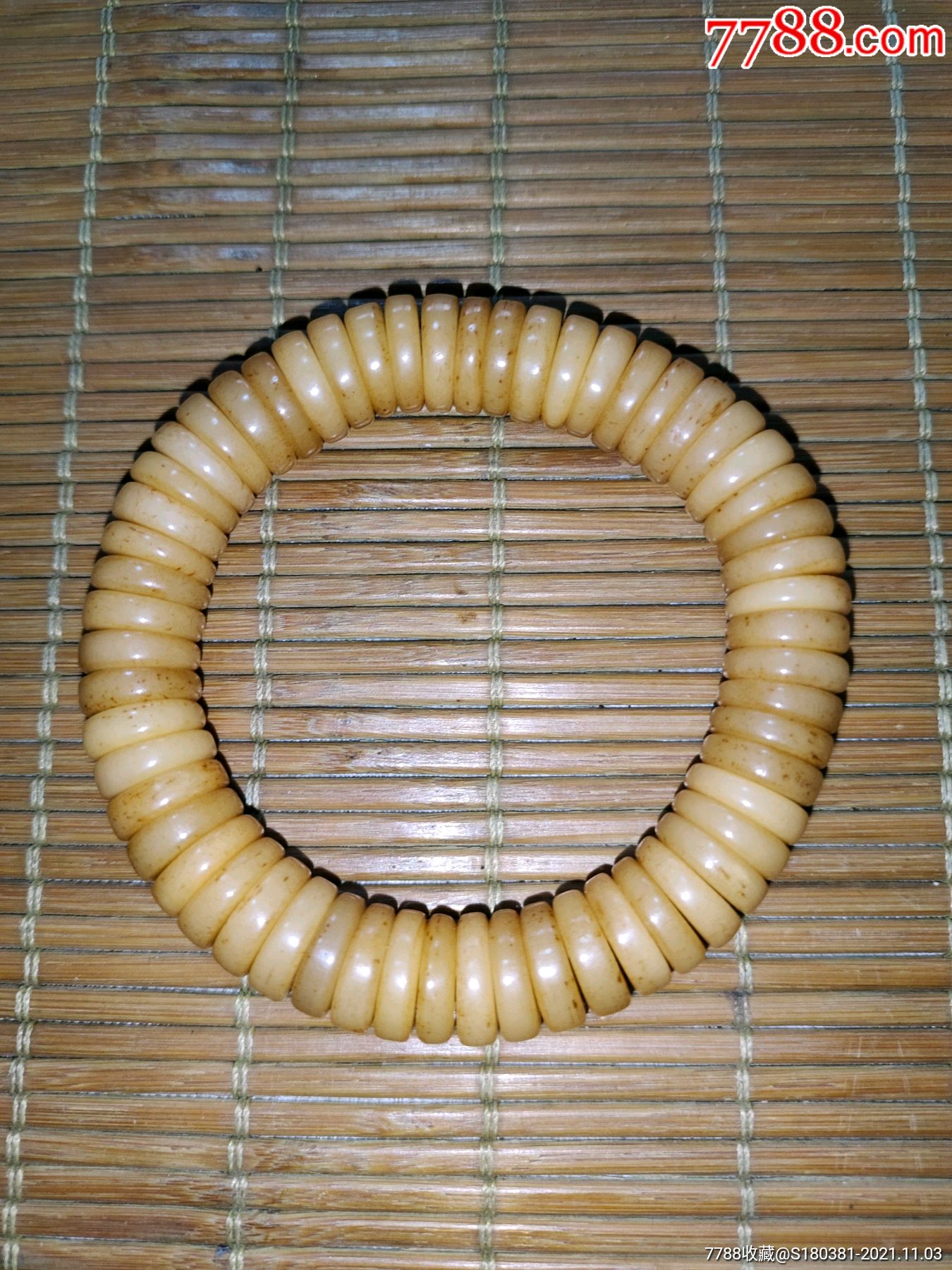 老驼骨精工手工直切单圈手串手链男女手饰品