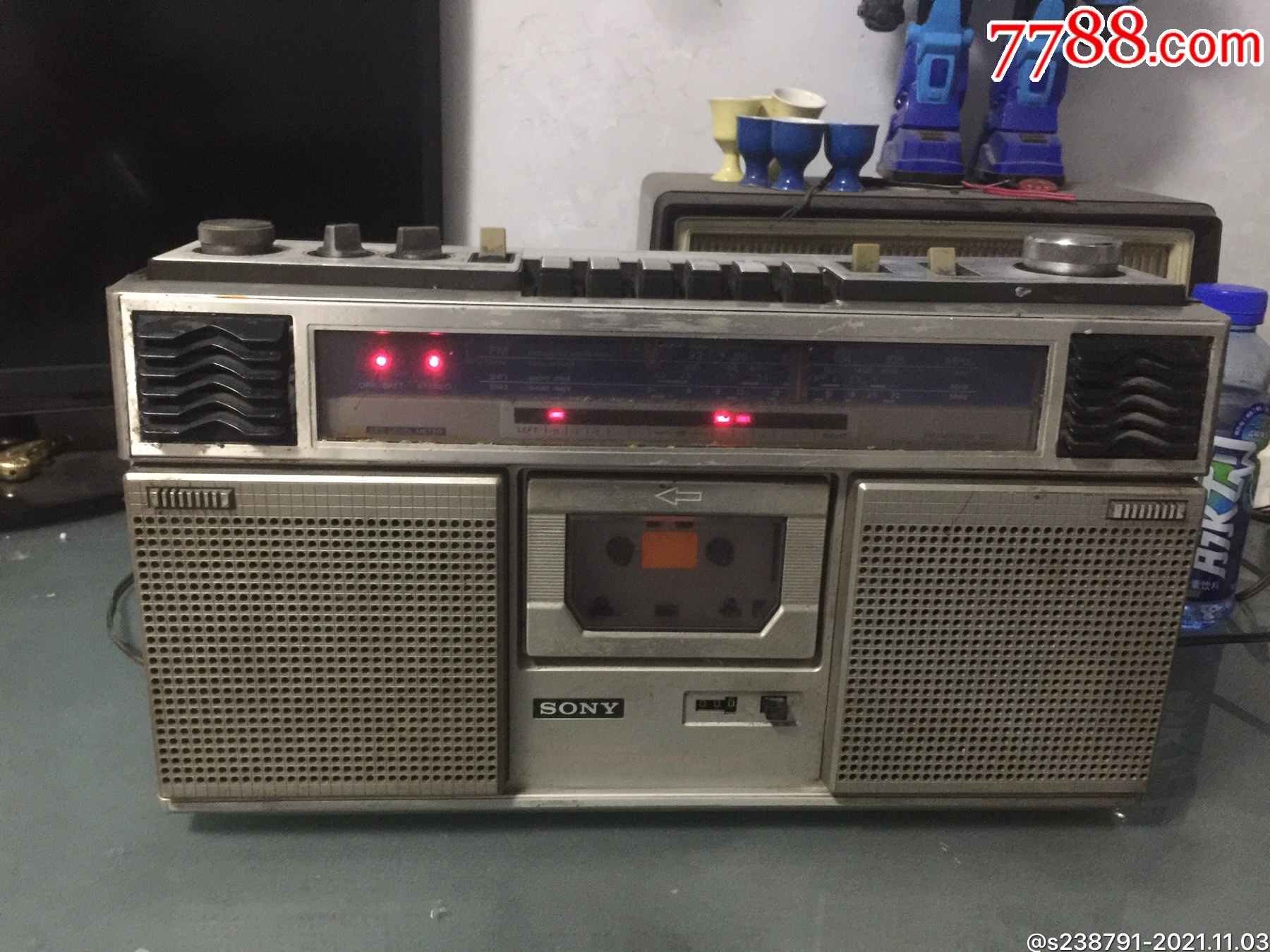 索尼63s单卡收录机