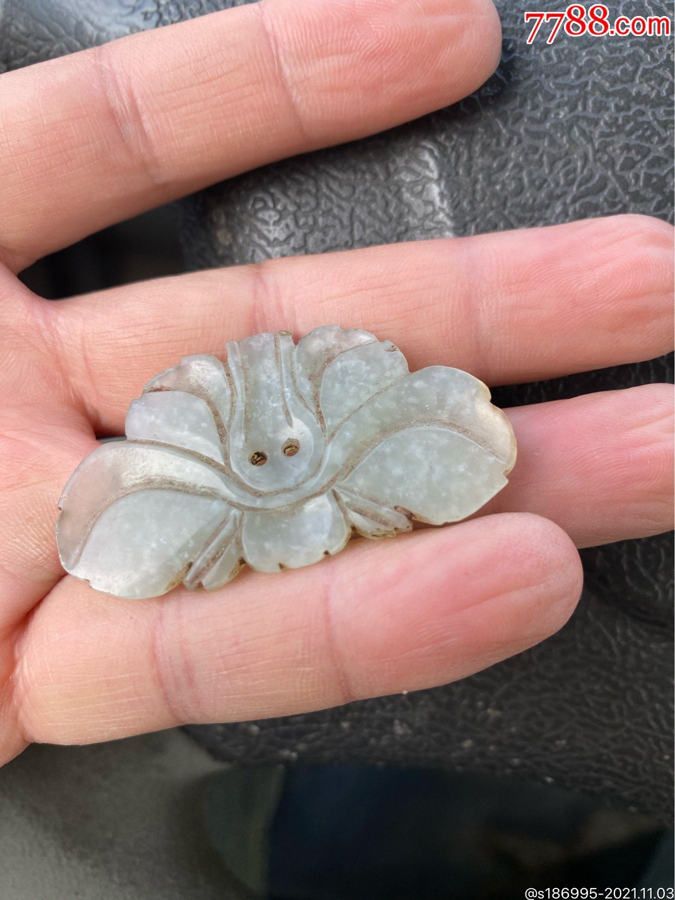 明代和田玉蝴蝶很漂亮的一件