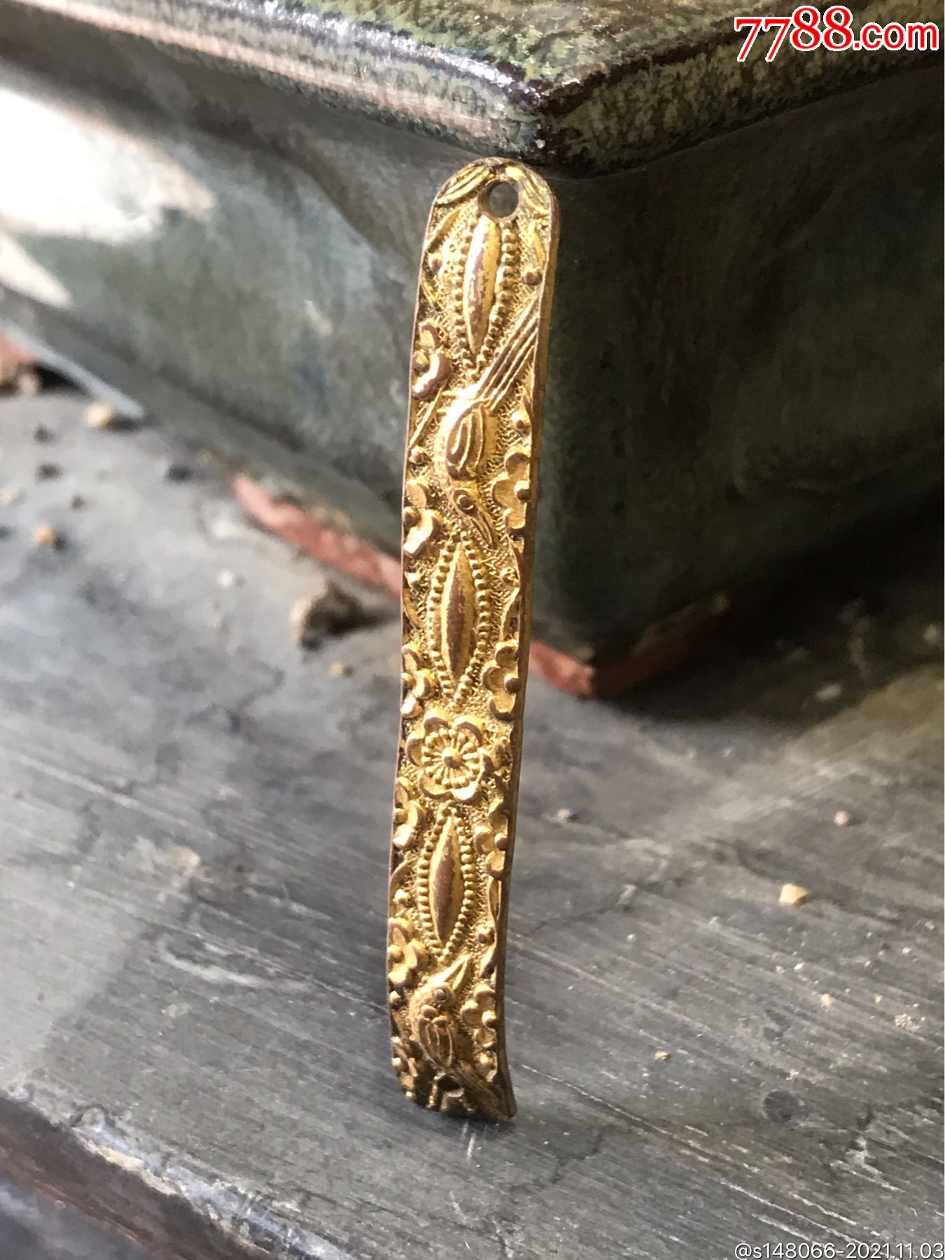 清末民国鎏金发簪发饰品