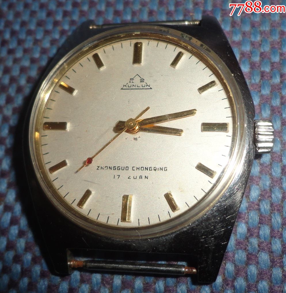 重庆钟表厂早期产昆仑牌手表稀少