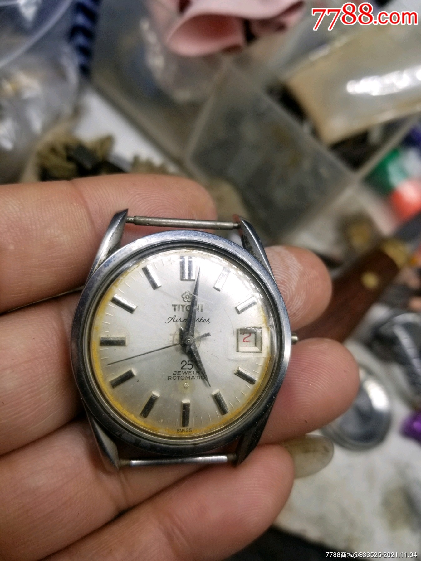 瑞士早期梅花自动古董表_手表/腕表_津门淘宝轩【7788收藏__收藏热线