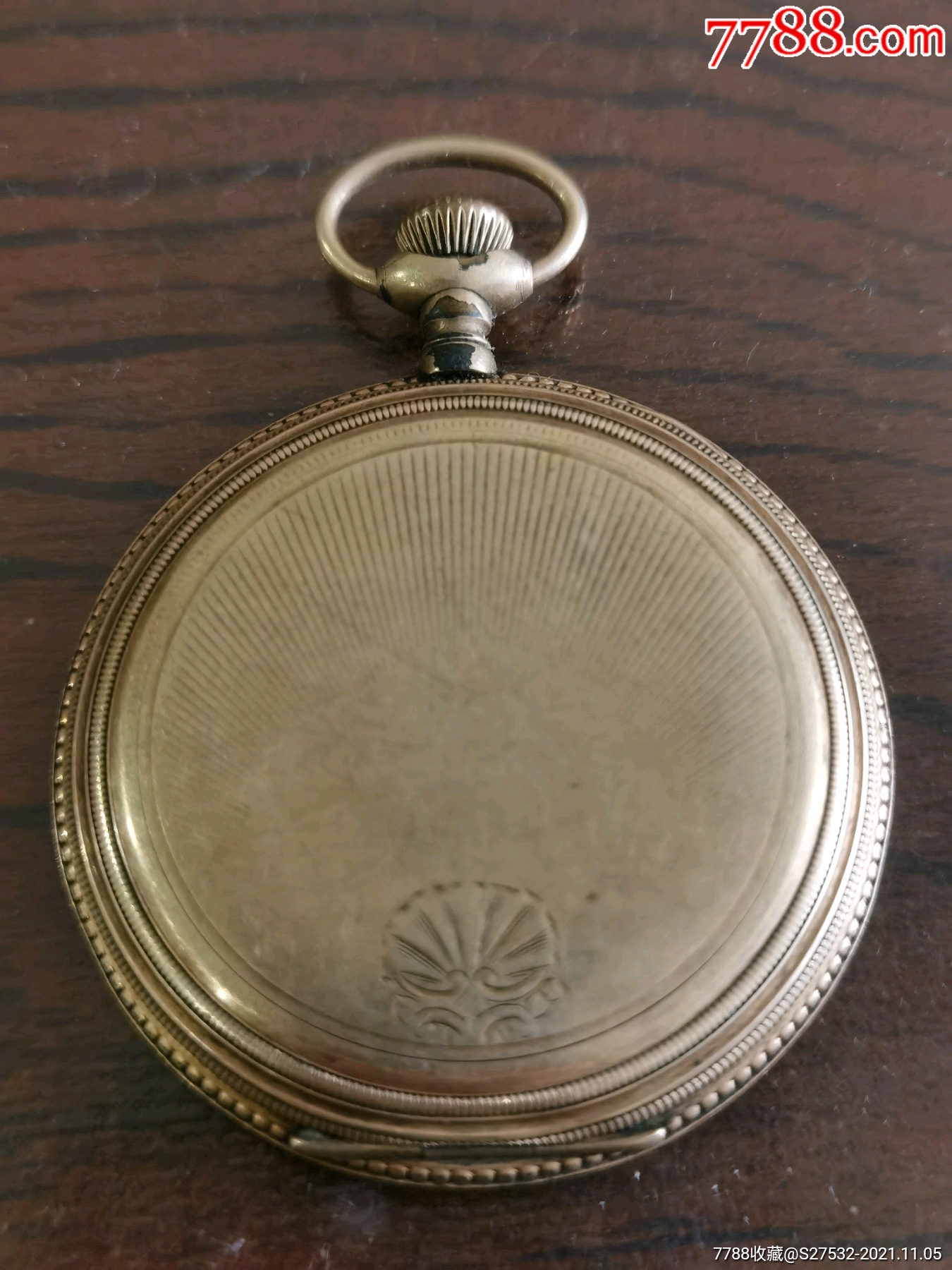清代包金怀表19世纪14k包金怀表壳美国keystone汉米尓顿