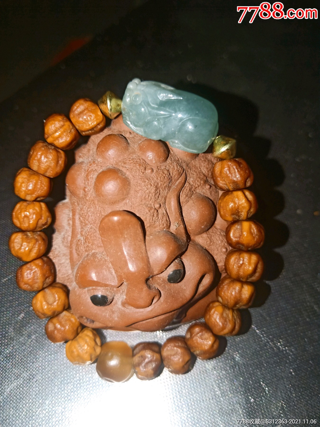 百香籽加貔貅吸财手串