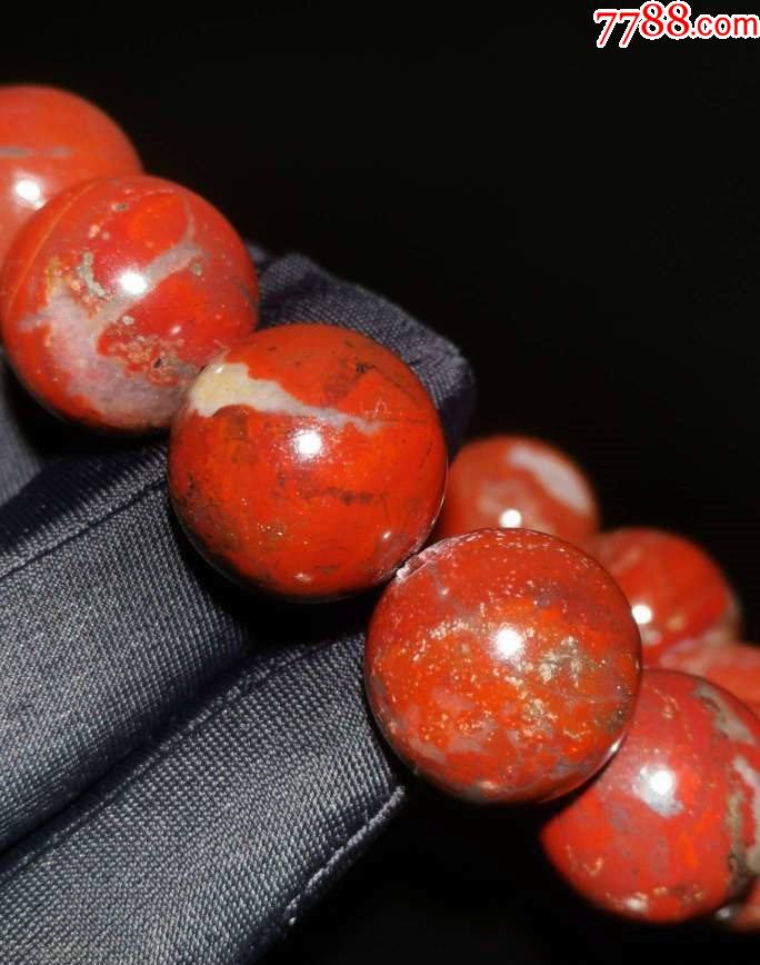 6146新疆哈密冰料红伊丁陨石陨铁手链_陨石_第4张_7788字画网