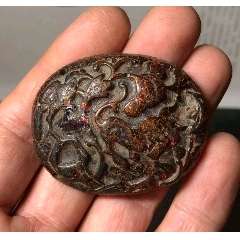 明朝琥珀帽镇