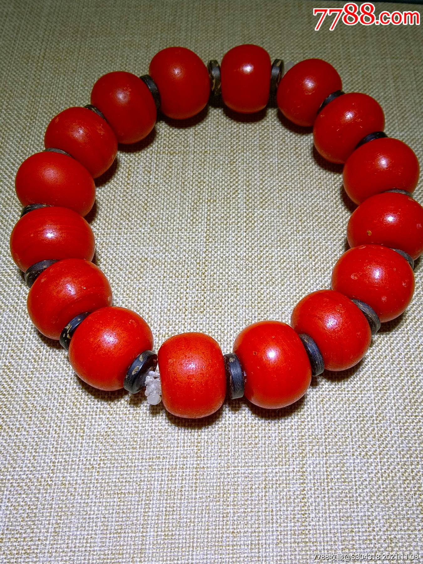 旧藏老琉璃手串