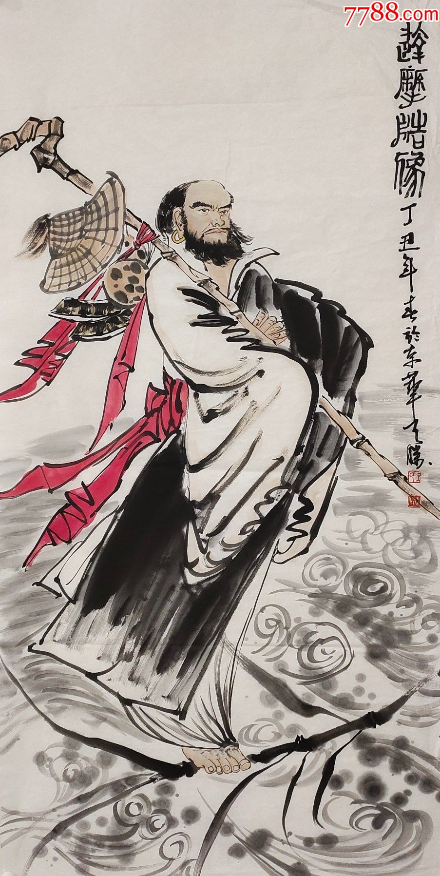 现代工笔画院院长王天胜人物画