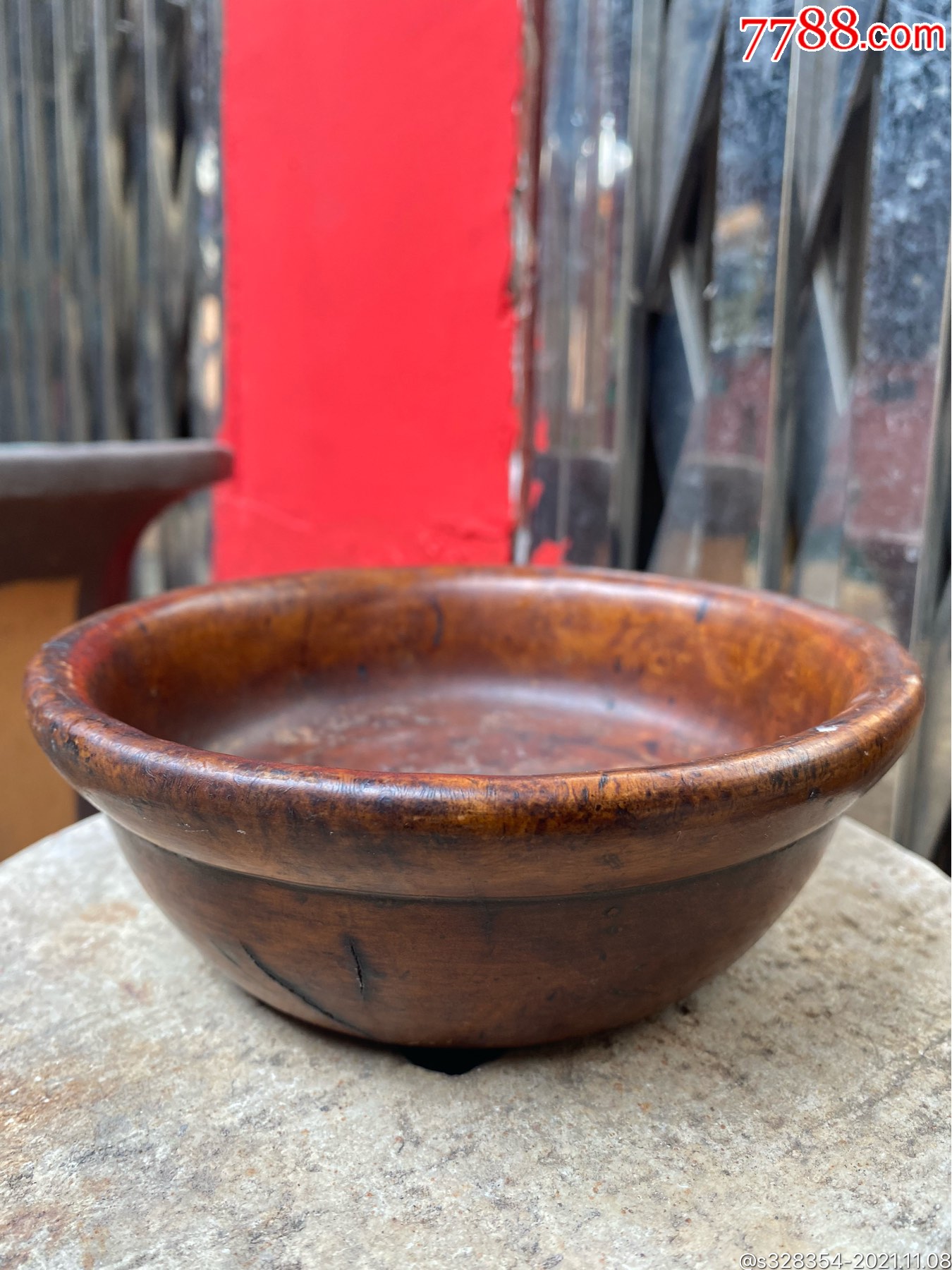 老瘿木碗_价格1000元【洋小洋】_第1张_7788收藏__收藏热线